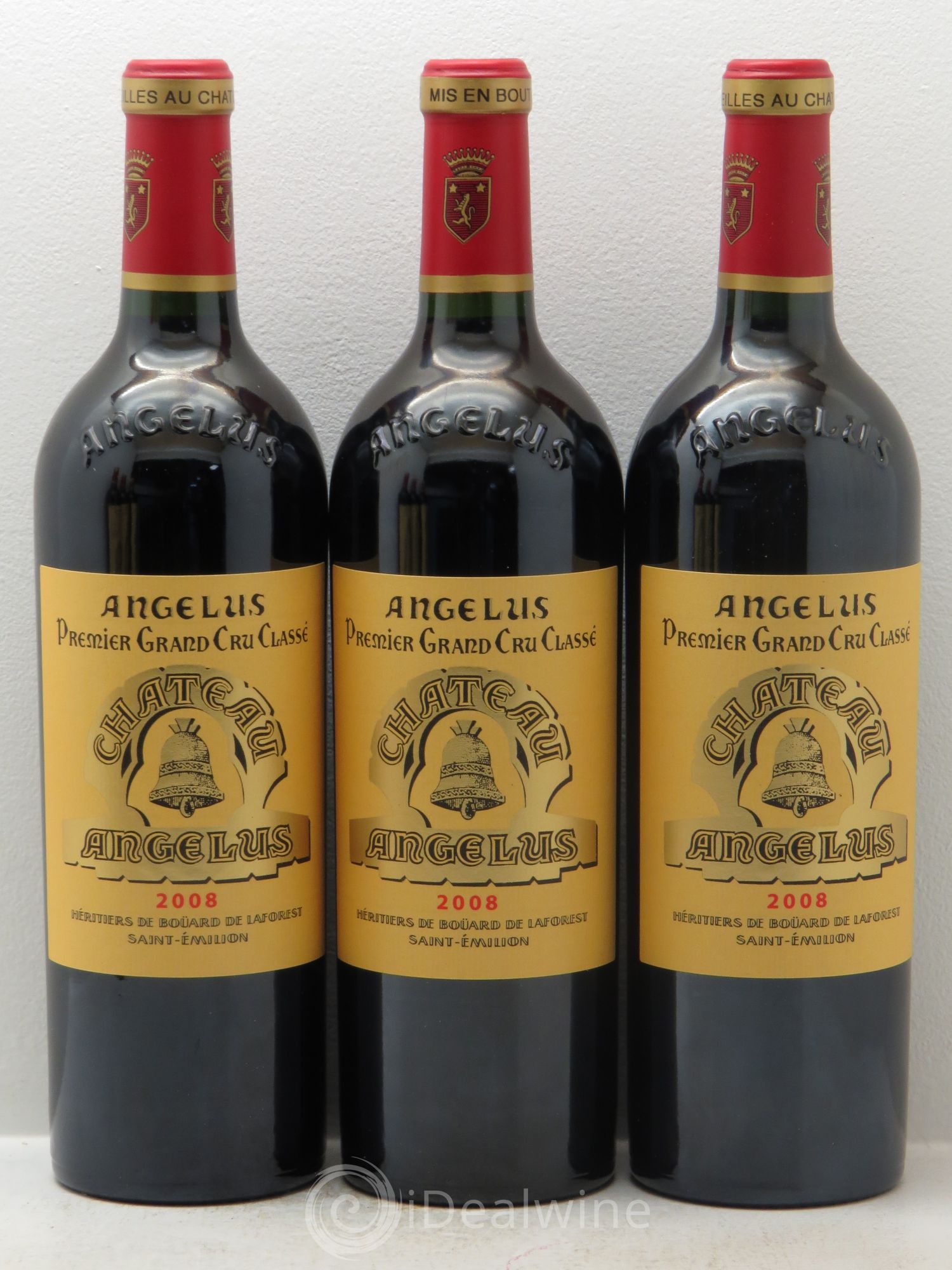 Château Angélus 1er Grand Cru Classé A 2008 - Lot de 6 bouteilles - 1