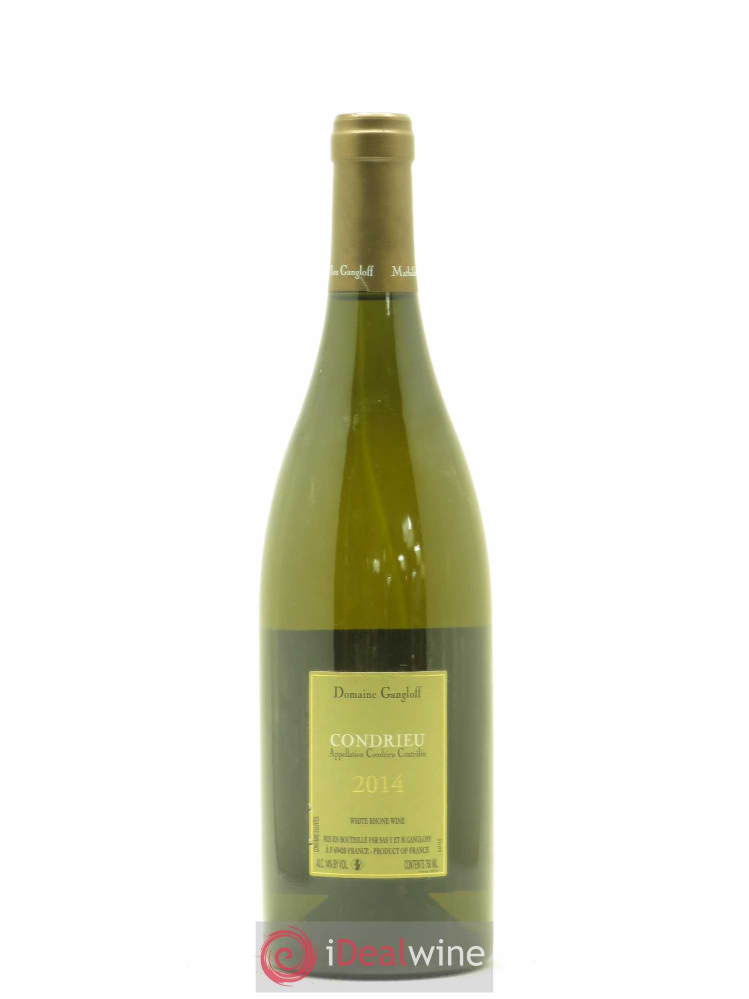 Condrieu Domaine Gangloff (Domaine) 2014 - Lot de 1 bouteille - 1