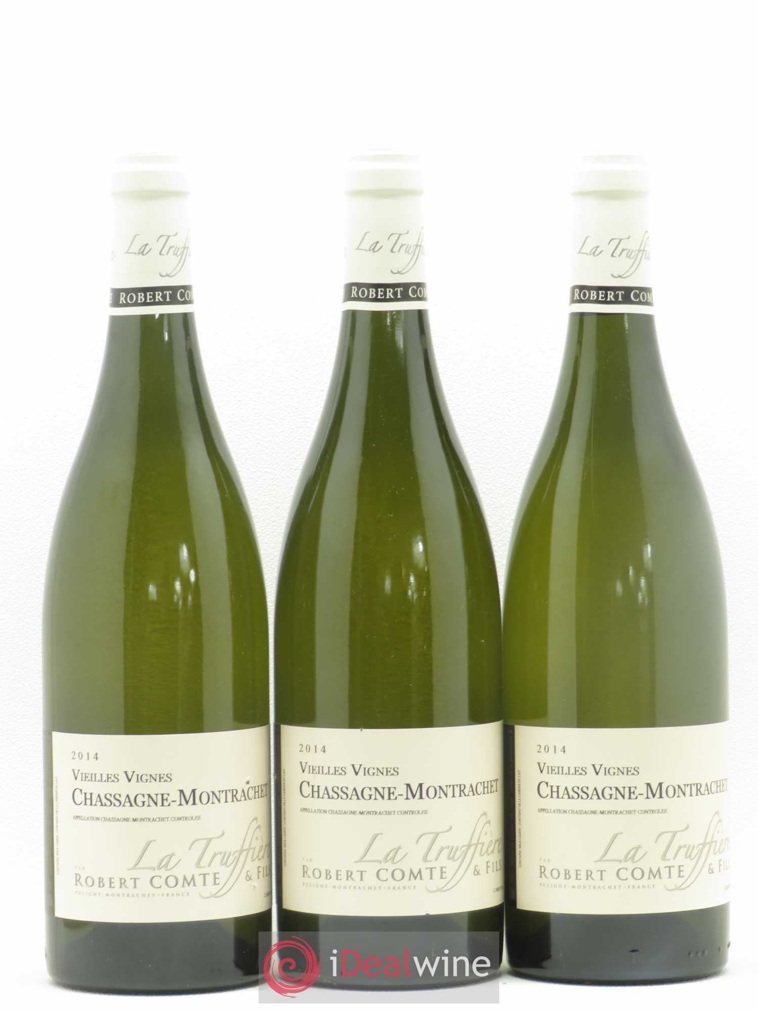 Chassagne-Montrachet Vieilles Vignes La Truffière Robert Comte 2014 - Posten von 3 Flaschen - 0