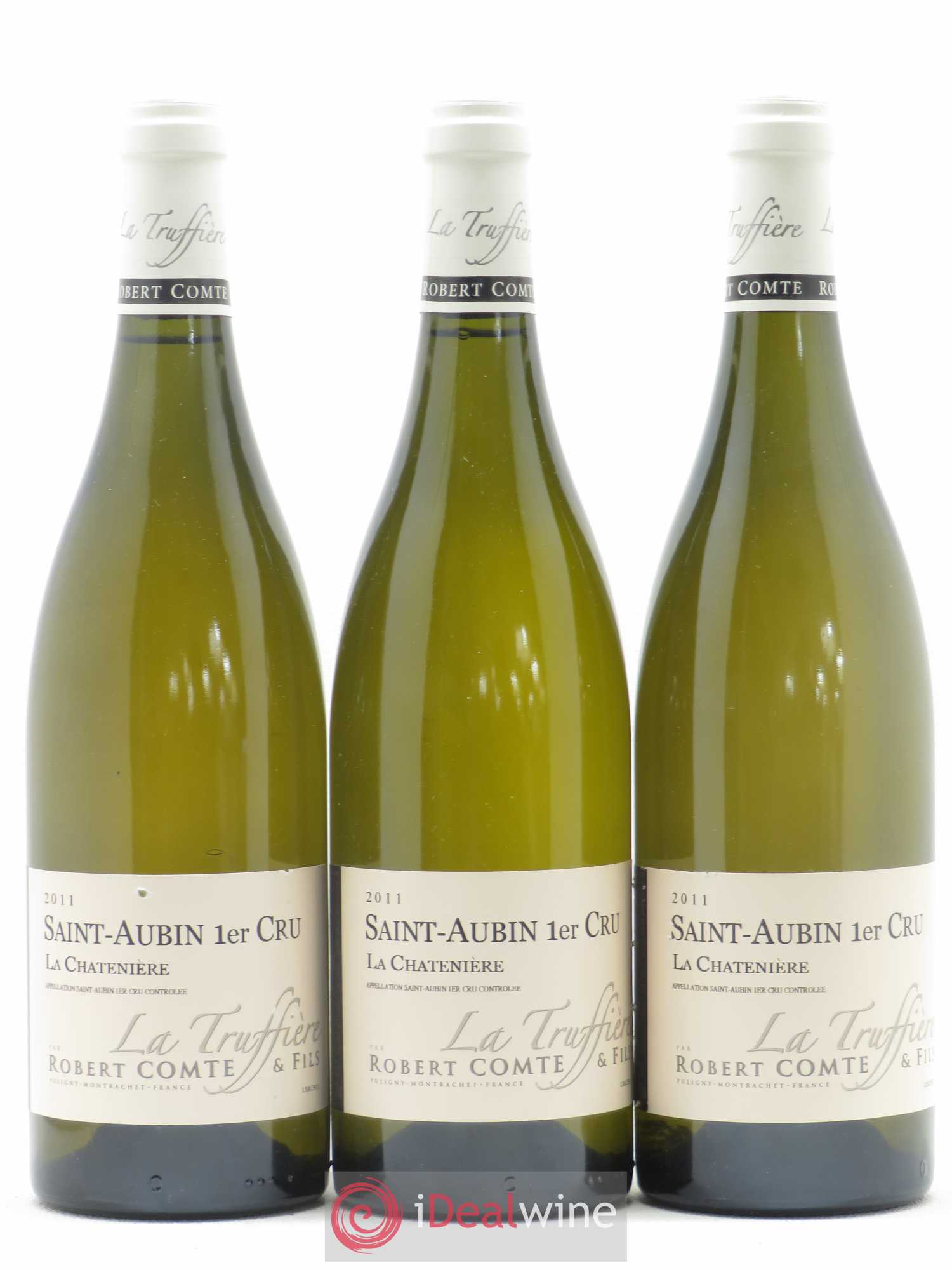 Saint-Aubin 1er Cru La Chatenière Domaine La Truffière 2011 - Posten von 3 Flaschen - 0