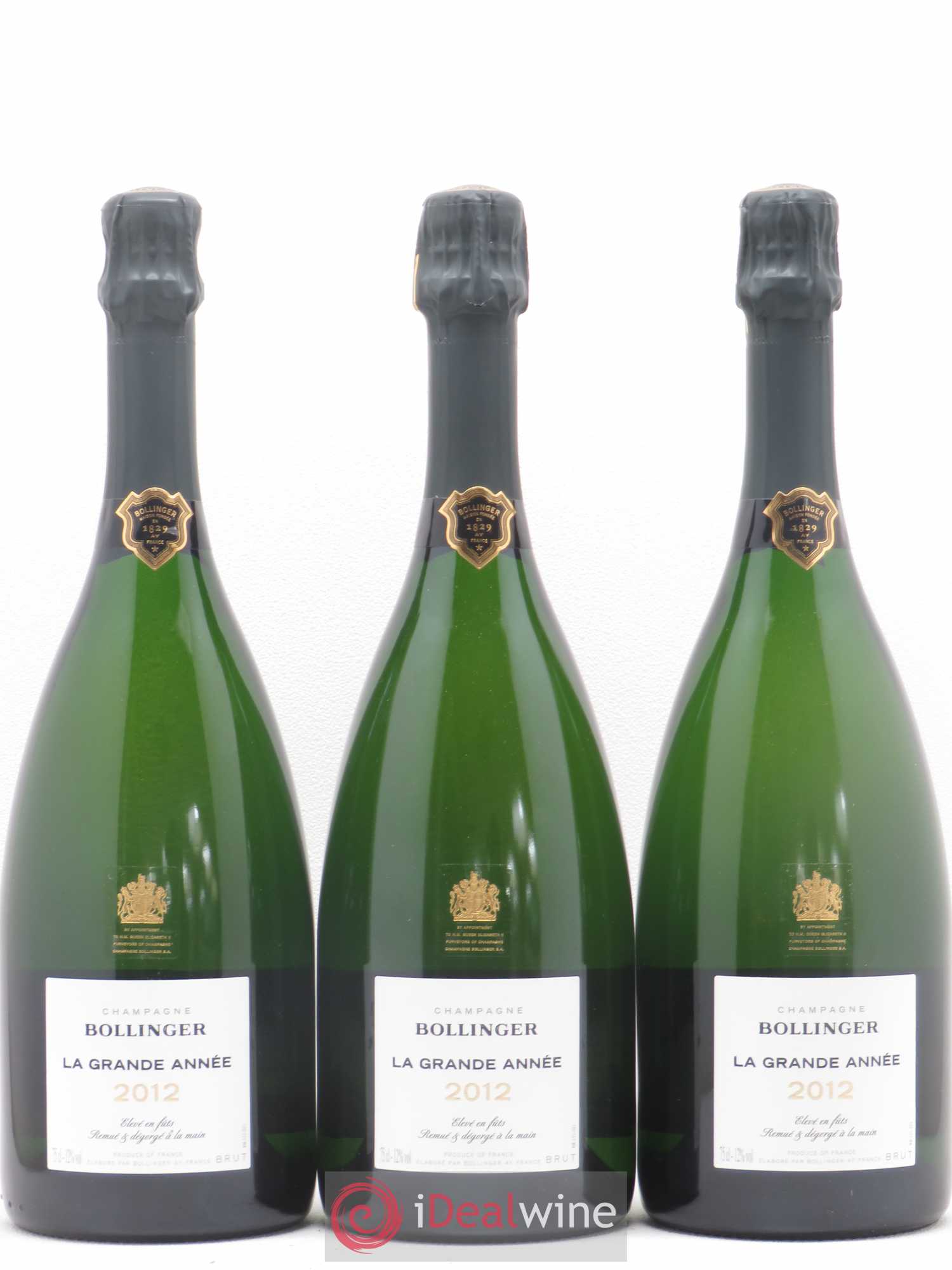 La Grande Année Brut Bollinger 2012 - Lot de 3 bouteilles - 1
