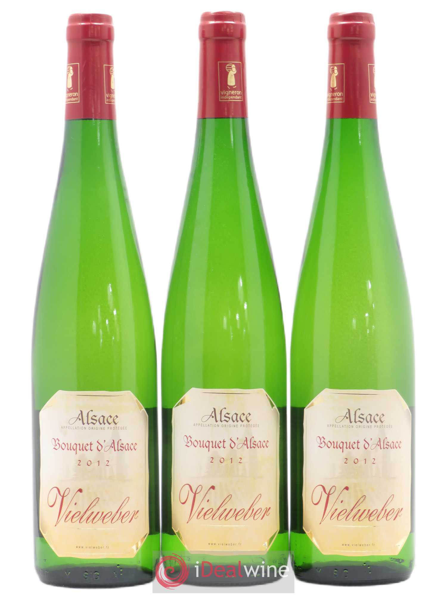 Alsace Bouquet d'Alsace Domane Vielweber 2012 - Posten von 3 Flaschen - 0