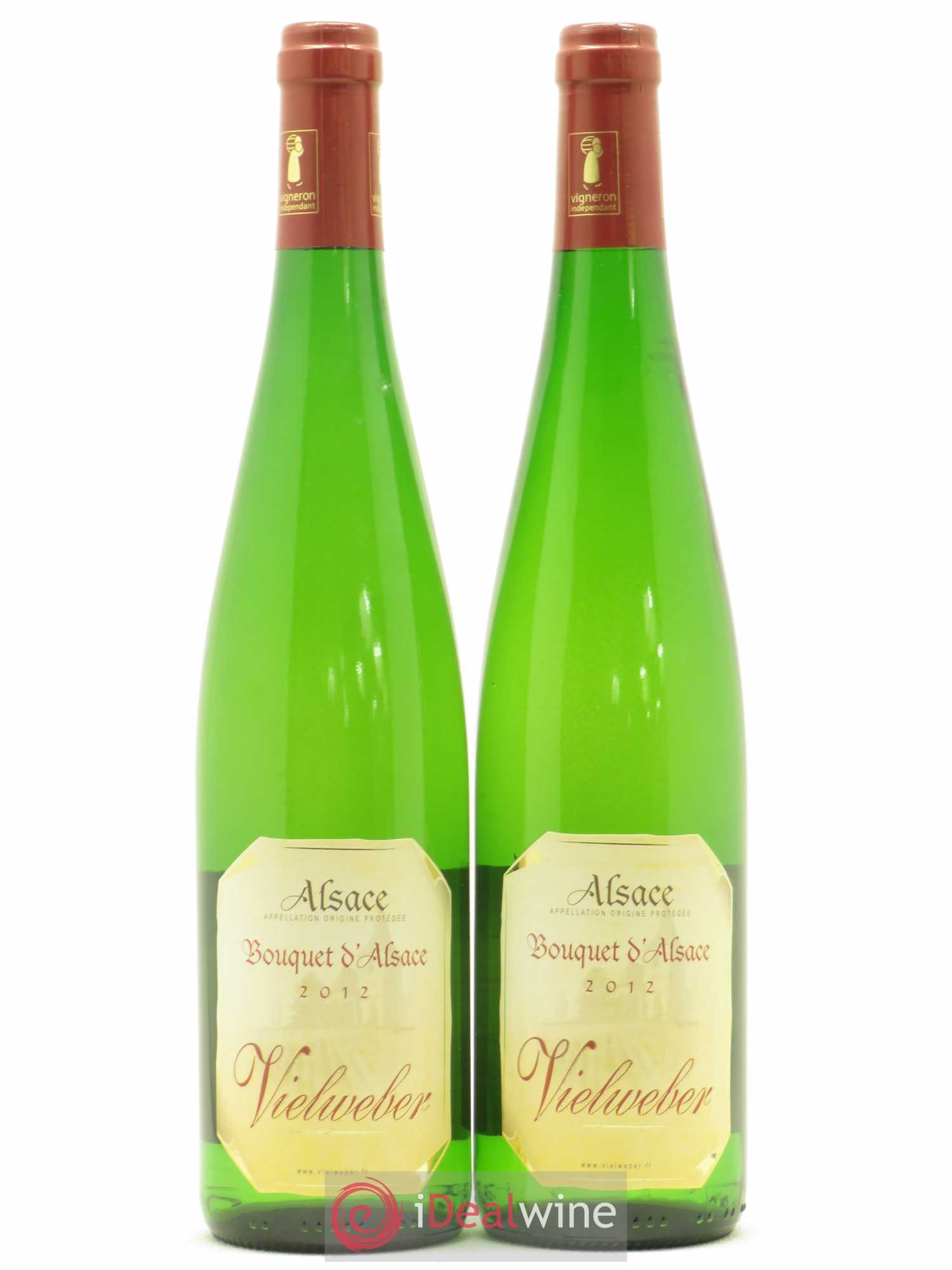 Alsace Bouquet d'Alsace Domane Vielweber (sans prix de réserve) 2012 - Posten von 2 Flaschen - 0