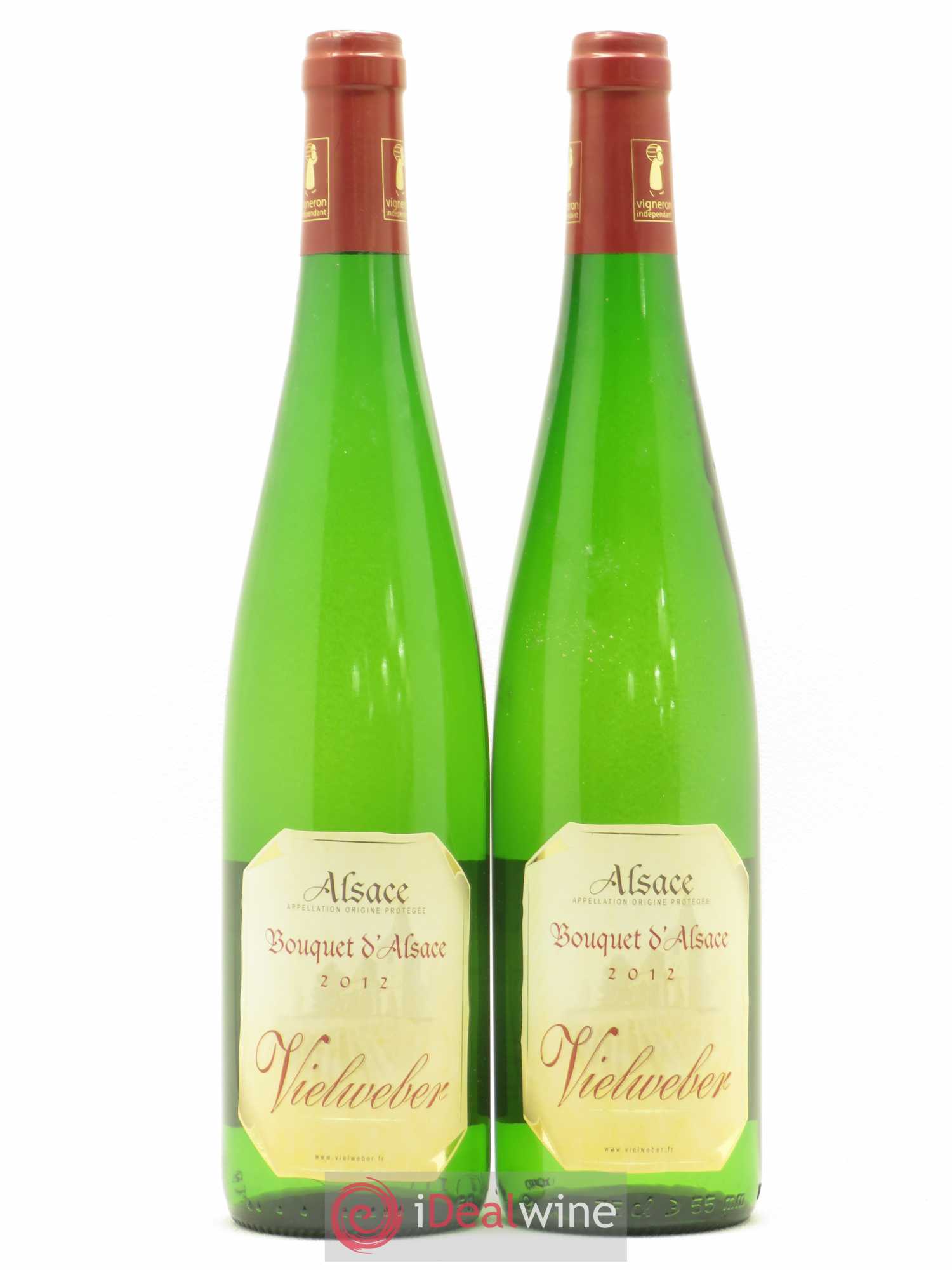 Alsace Bouquet d'Alsace Domane Vielweber (sans prix de réserve) 2012 - Posten von 2 Flaschen - 0