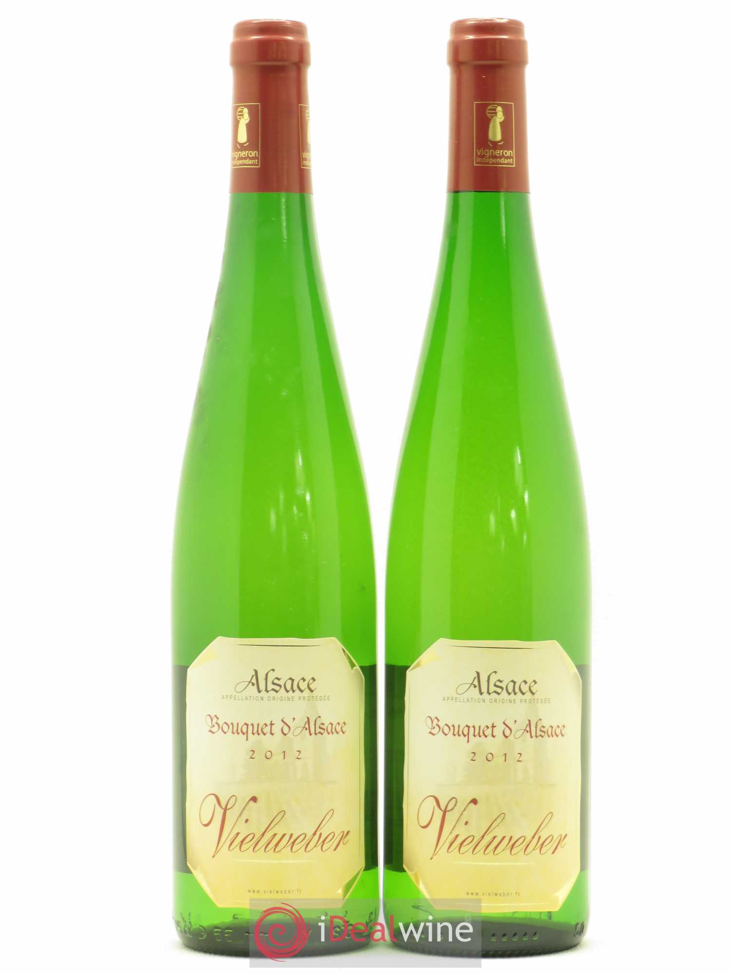 Alsace Bouquet d'Alsace Domane Vielweber (sans prix de réserve) 2012 - Posten von 2 Flaschen - 0