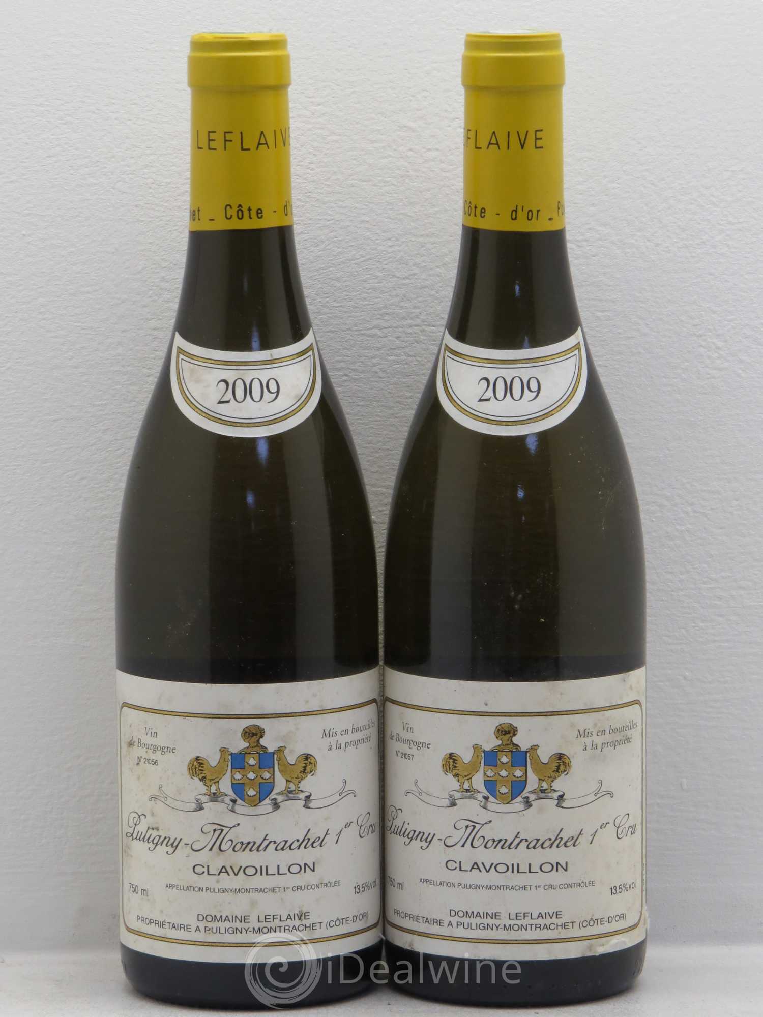 Puligny-Montrachet 1er Cru Clavoillon Leflaive (Domaine) 2009 - Lot de 2 bouteilles - 0