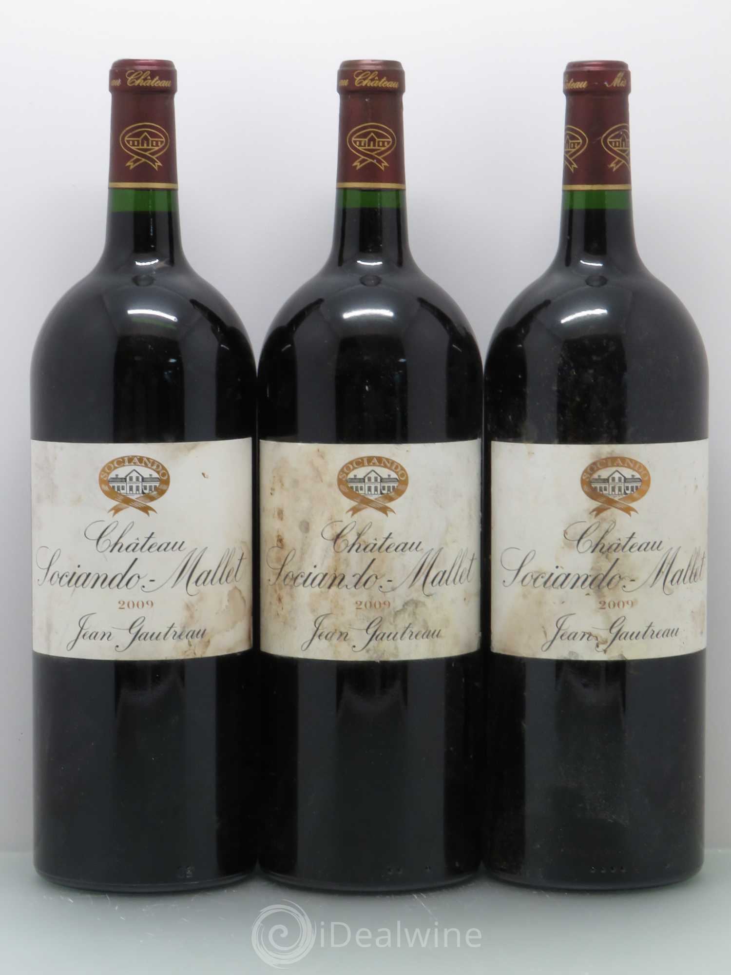 Château Sociando Mallet 2009 - Lot de 6 magnums - 1