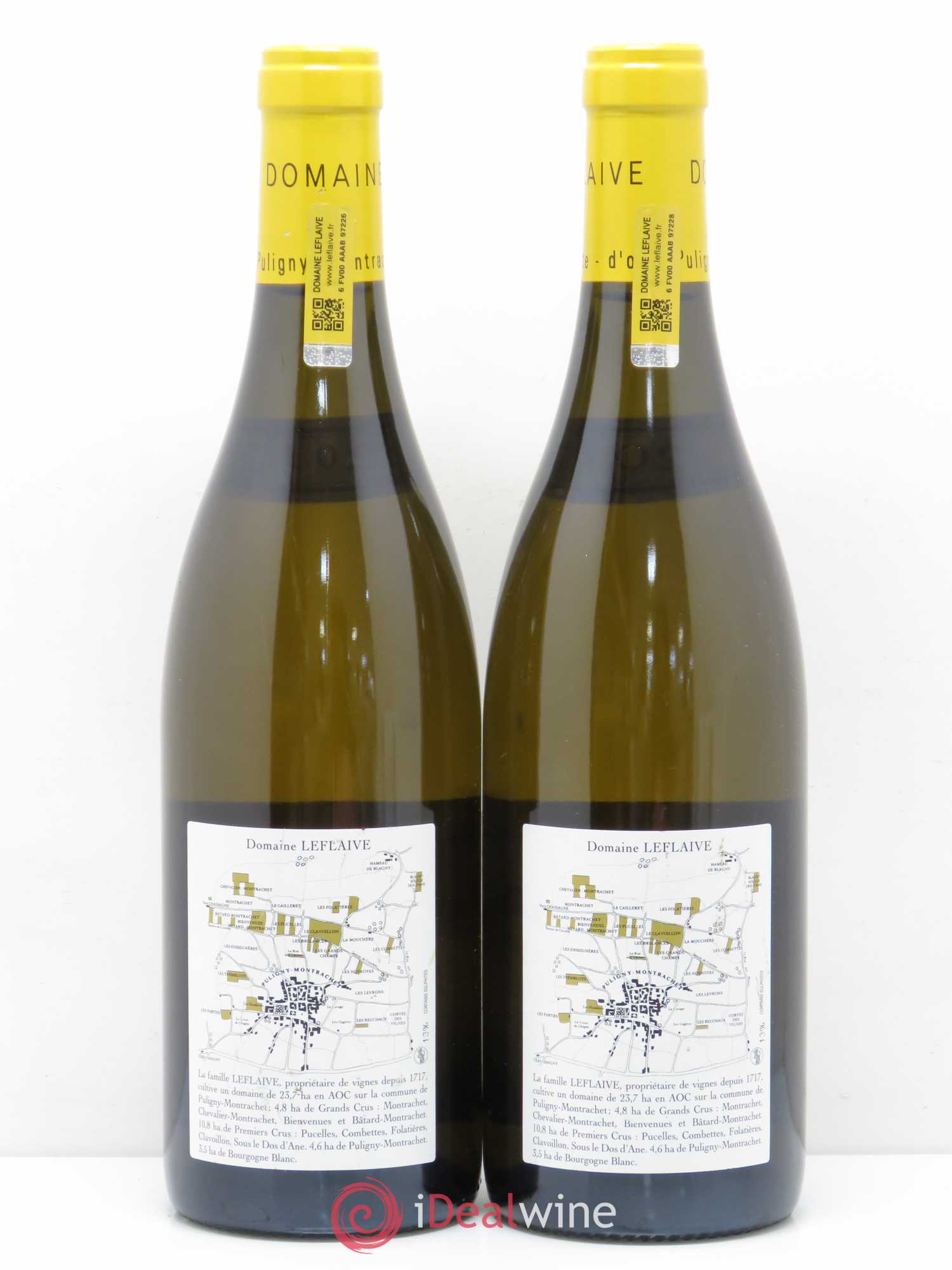 Puligny-Montrachet 1er Cru Les Folatières Leflaive (Domaine) 2012 - Lot de 2 bouteilles - 1