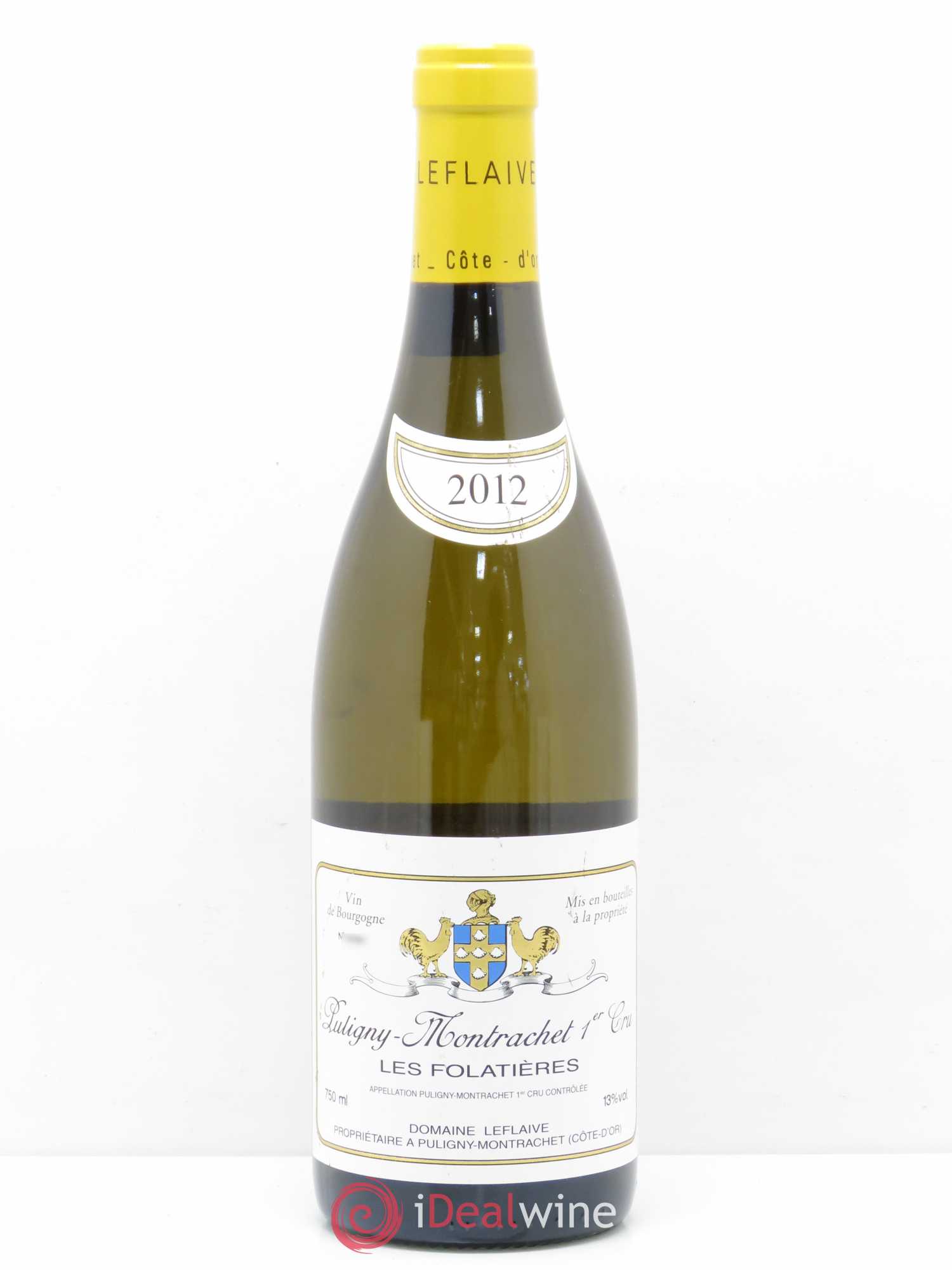 Puligny-Montrachet 1er Cru Les Folatières Leflaive (Domaine) 2012 - Lot de 1 bouteille - 0