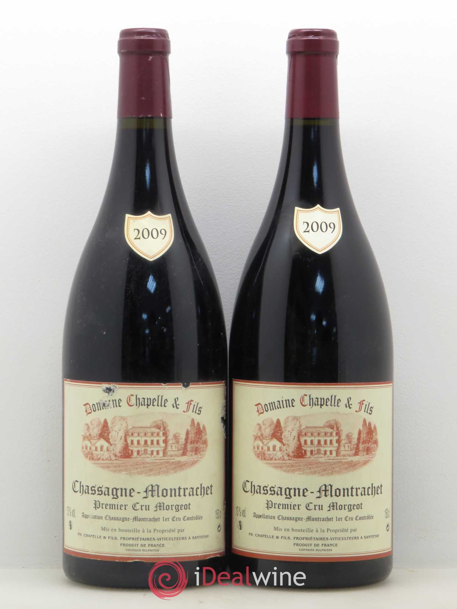 Chassagne-Montrachet 1er Cru 2009 - Posten von 2 Magnum - 0