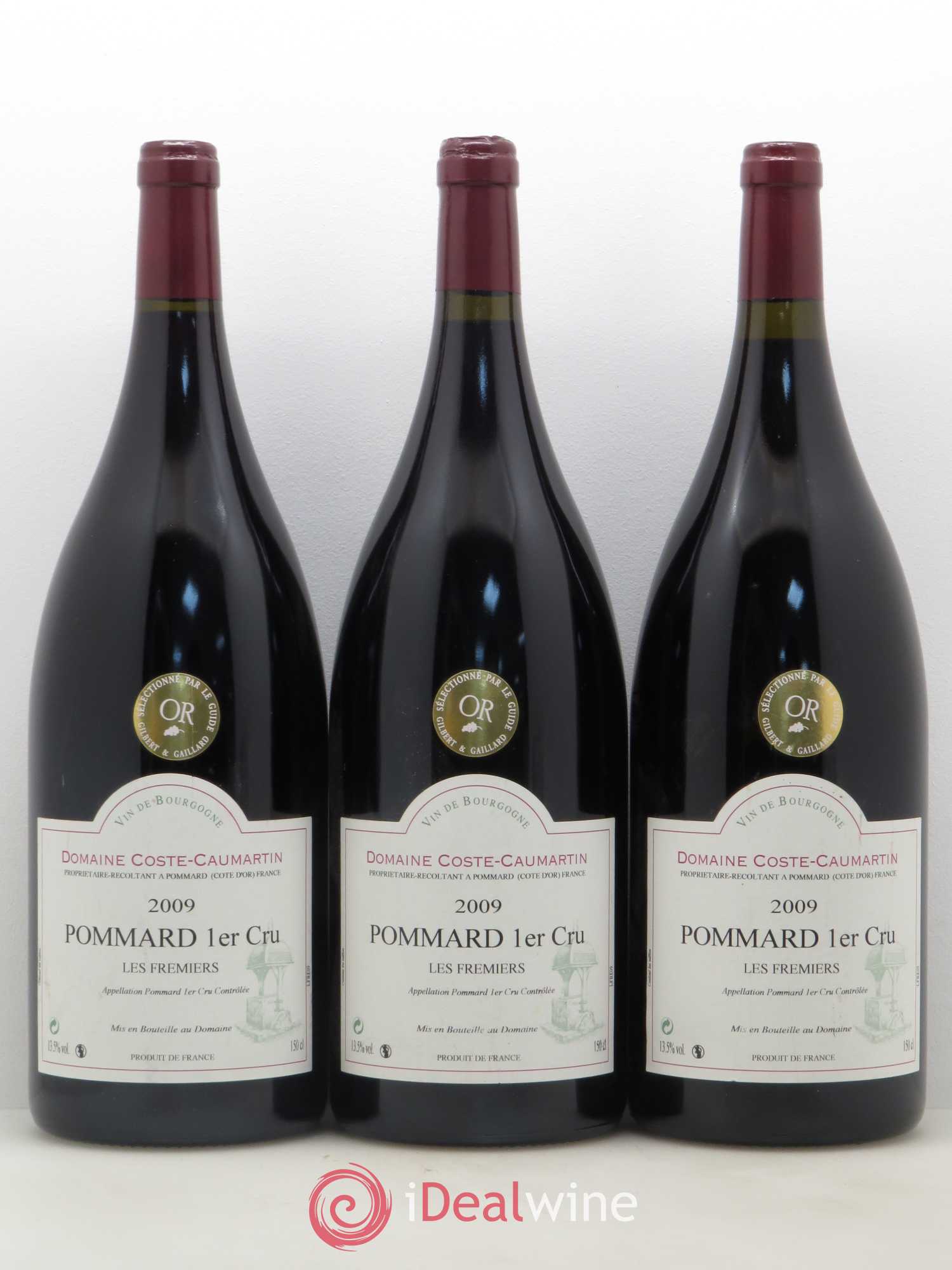 Pommard 1er Cru Les Fremiers Domaine Coste Caumartin 2009 - Lot de 3 magnums - 0