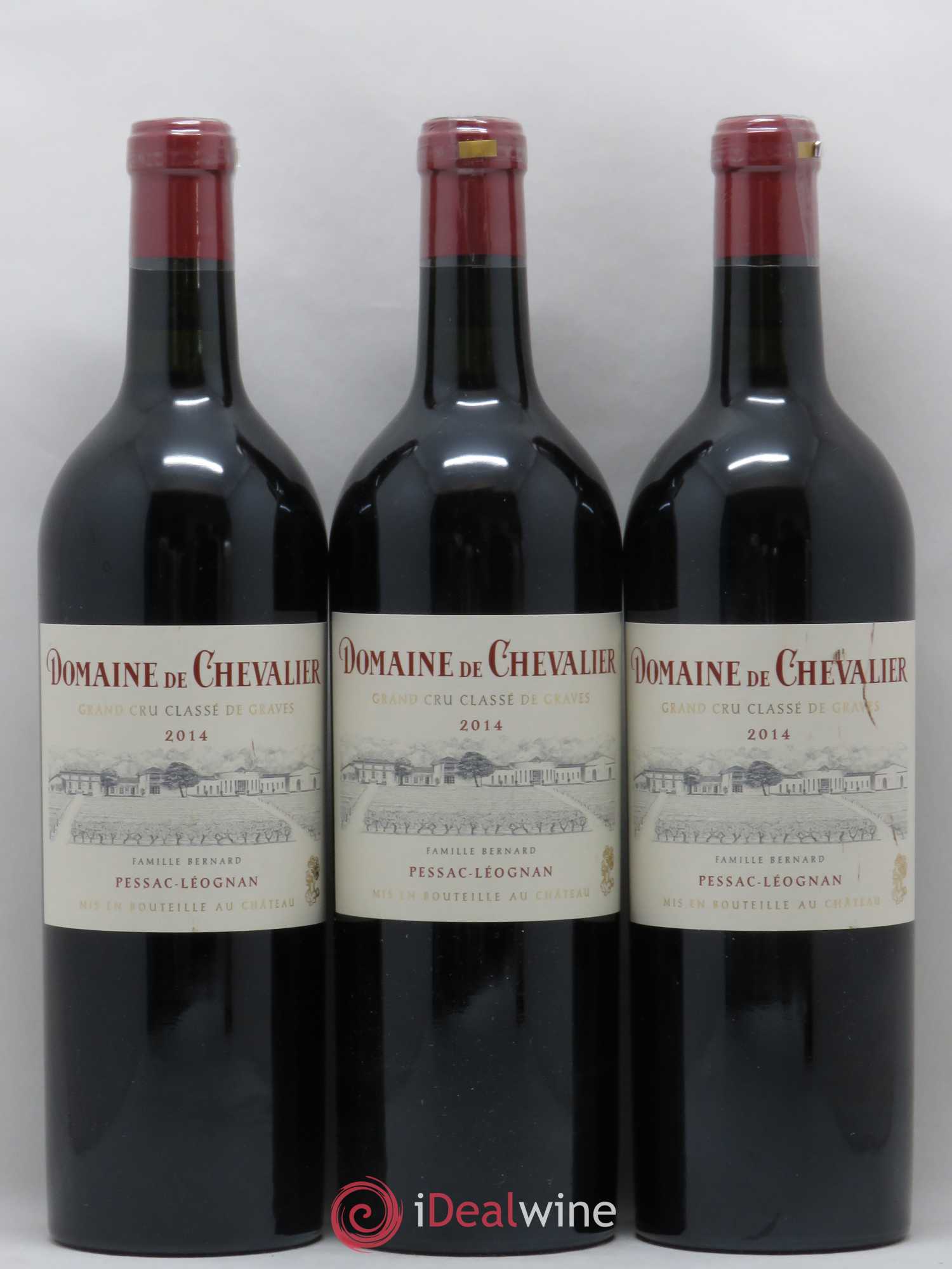 Domaine de Chevalier Cru Classé de Graves 2014 - Lot de 3 bouteilles - 0