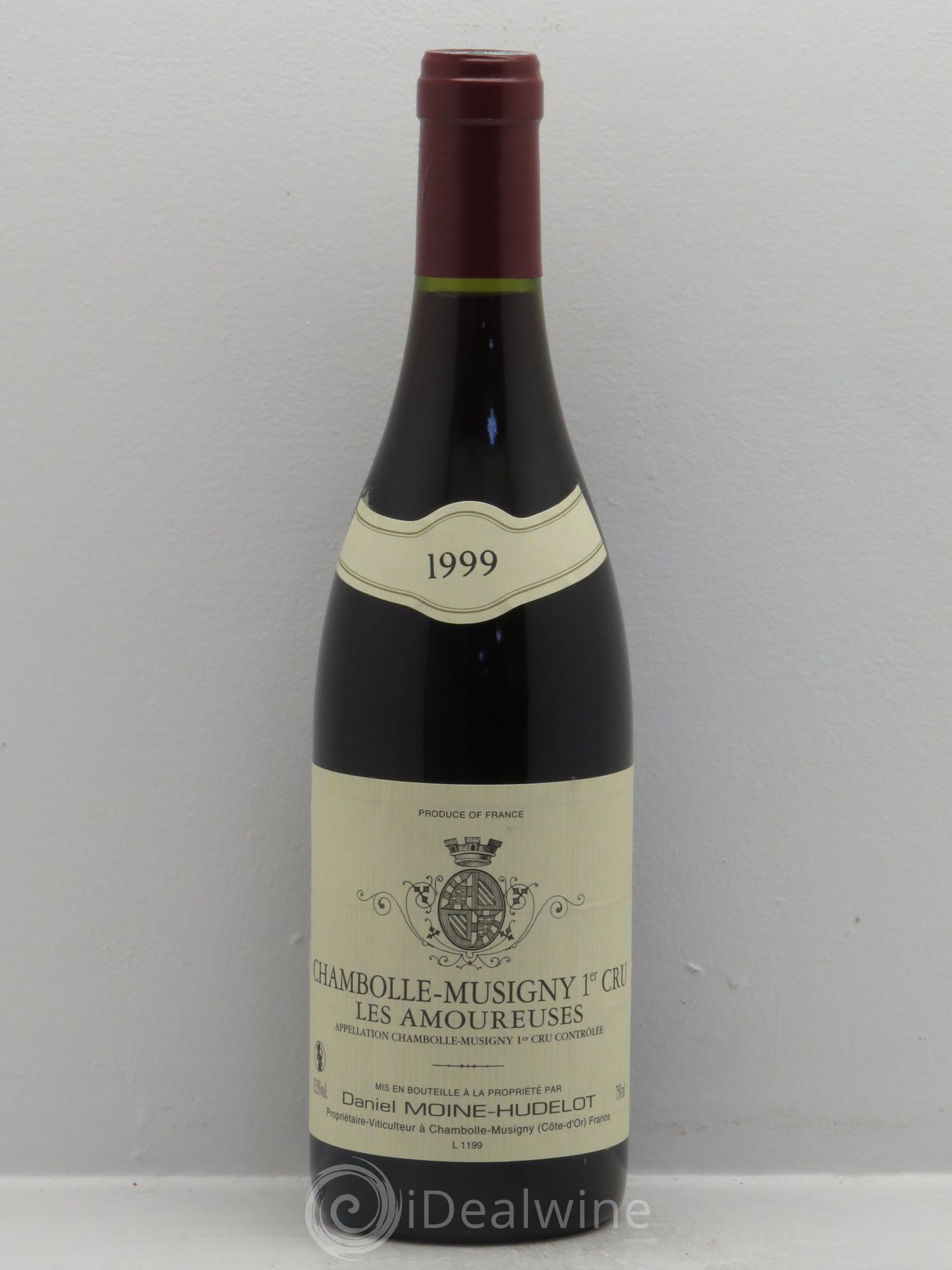 Chambolle-Musigny 1er Cru Les Amoureuses Moine-Hudelot (Domaine) 1999 - Lot de 1 bouteille - 0