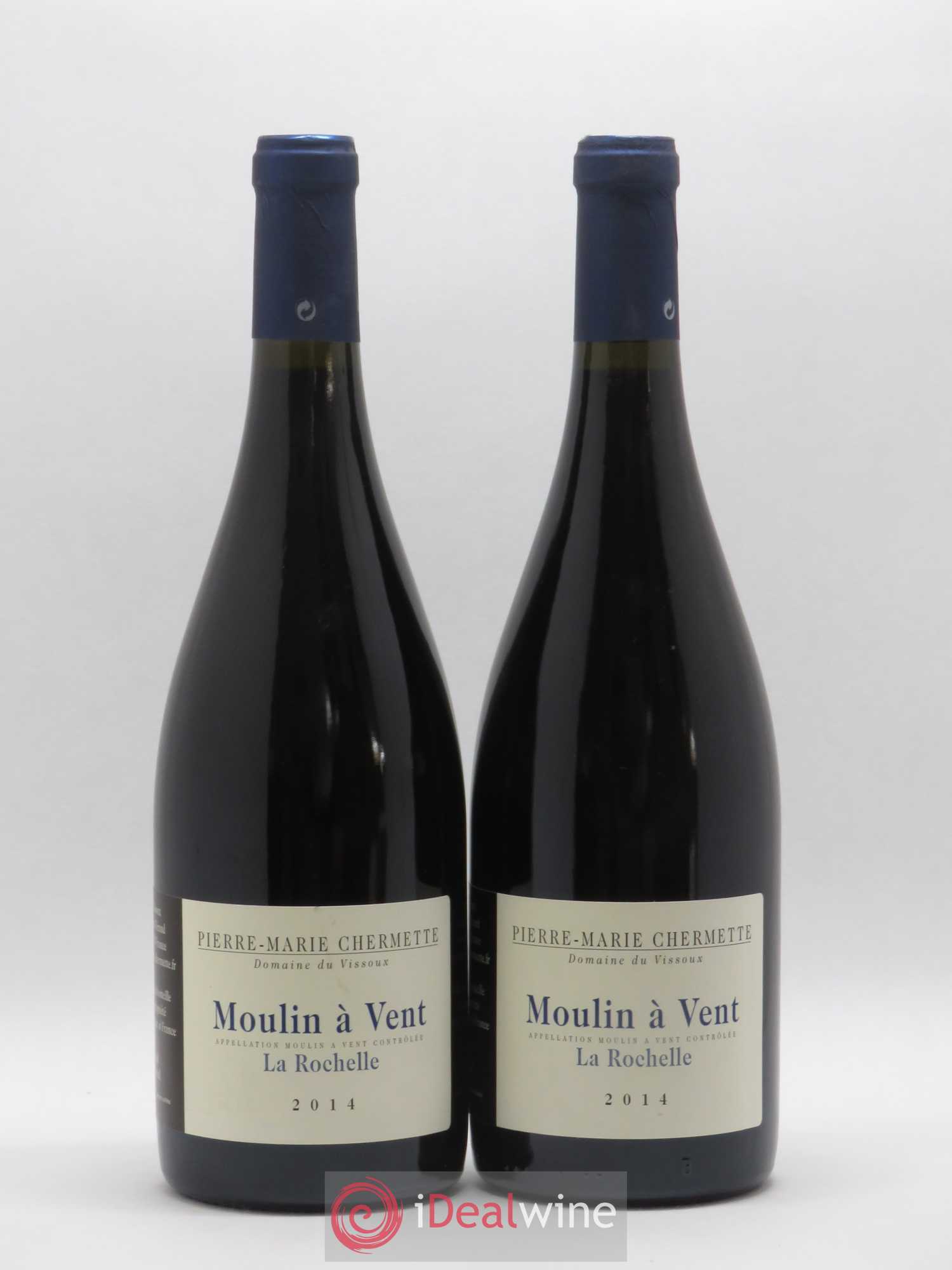 Moulin-à-Vent La Rochelle Domaine du Vissoux - P-M. Chermette (sans prix de réserve) 2014 - Lot de 2 bouteilles - 0