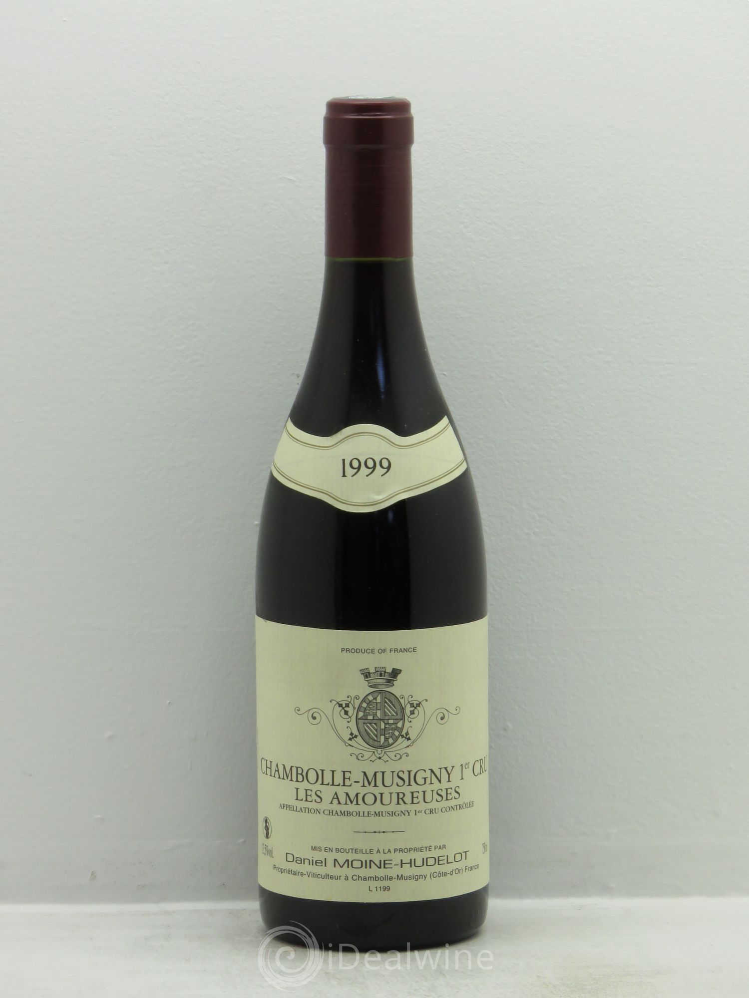 Chambolle-Musigny 1er Cru Les Amoureuses Moine-Hudelot (Domaine) 1999 - Lot de 1 bouteille - 0