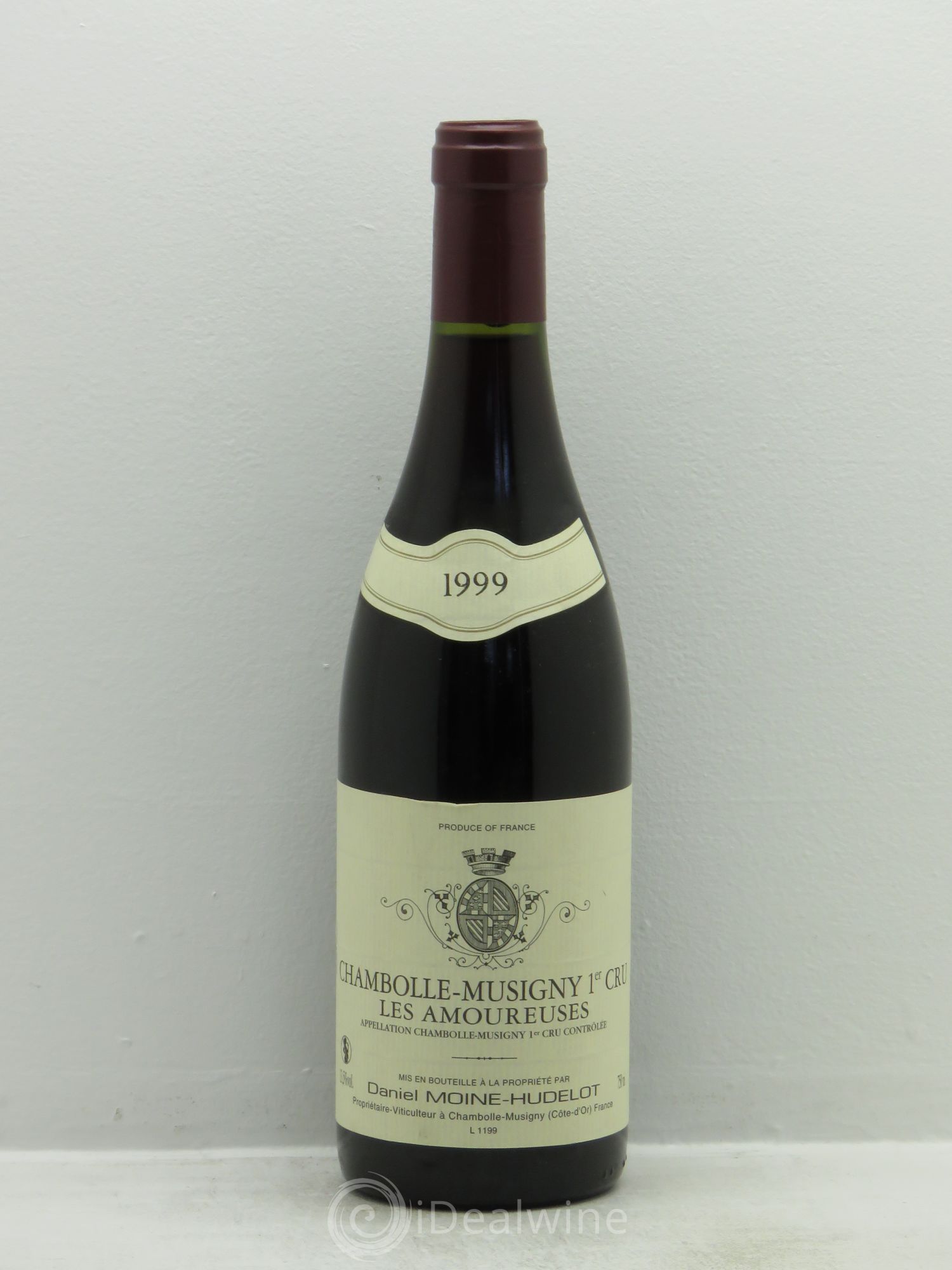Chambolle-Musigny 1er Cru Les Amoureuses Moine-Hudelot (Domaine) 1999 - Lot de 1 bouteille - 0