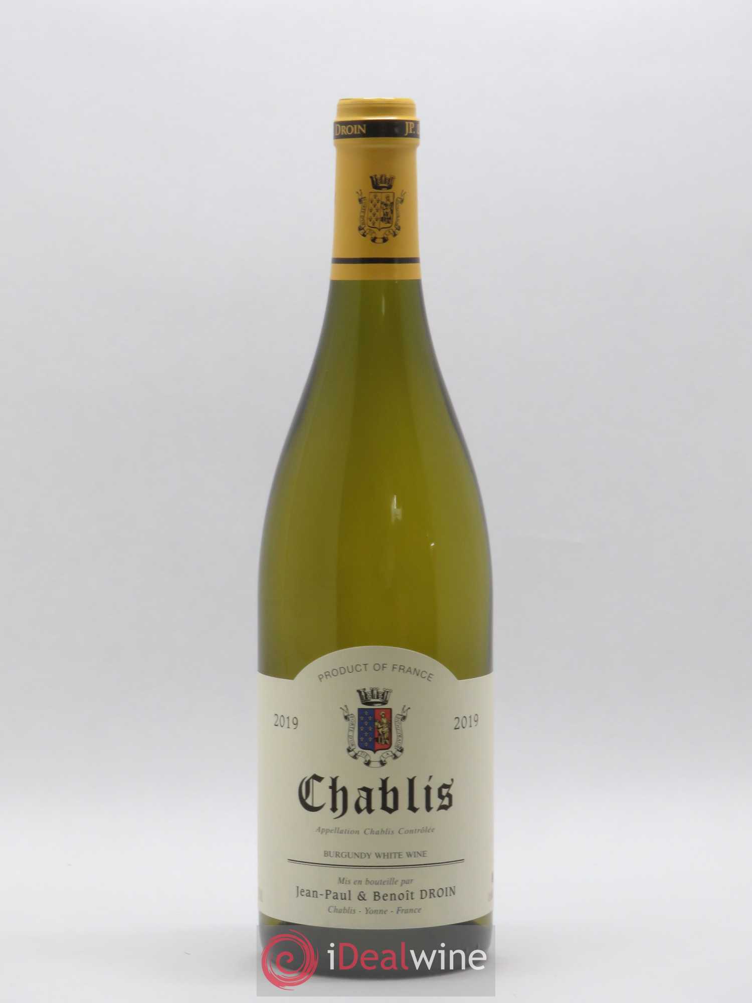 Chablis Jean-Paul & Benoît Droin (Domaine) 2019 - Lot de 1 bouteille - 0