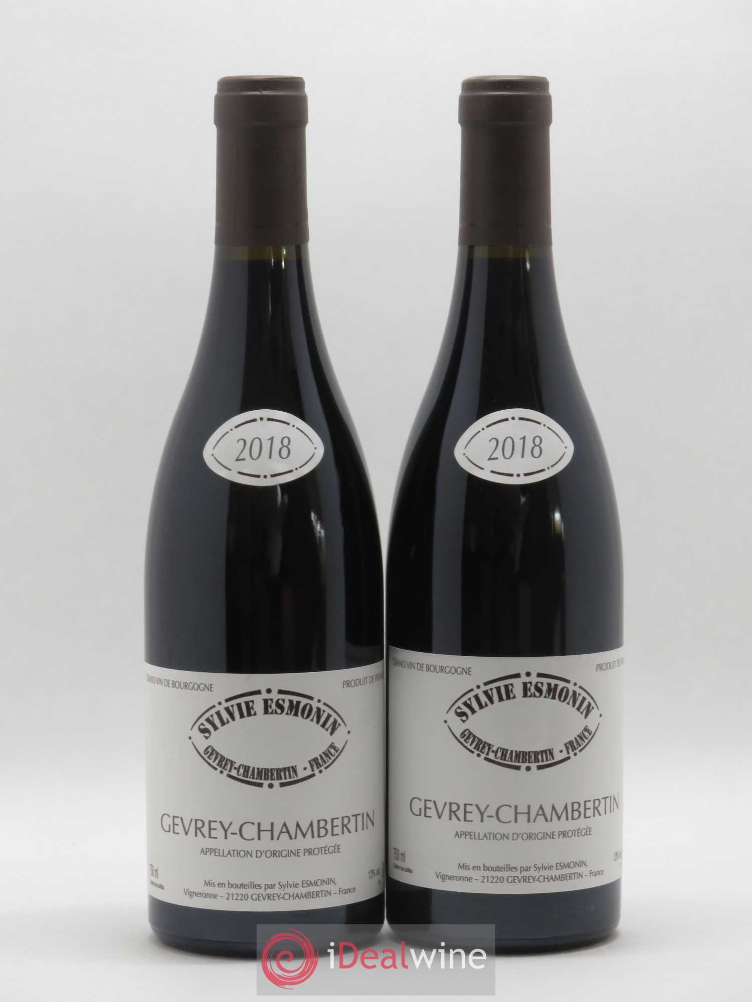 Gevrey-Chambertin Sylvie Esmonin (senza prezzo di riserva) 2018 - Lotto di 2 bottiglie - 0