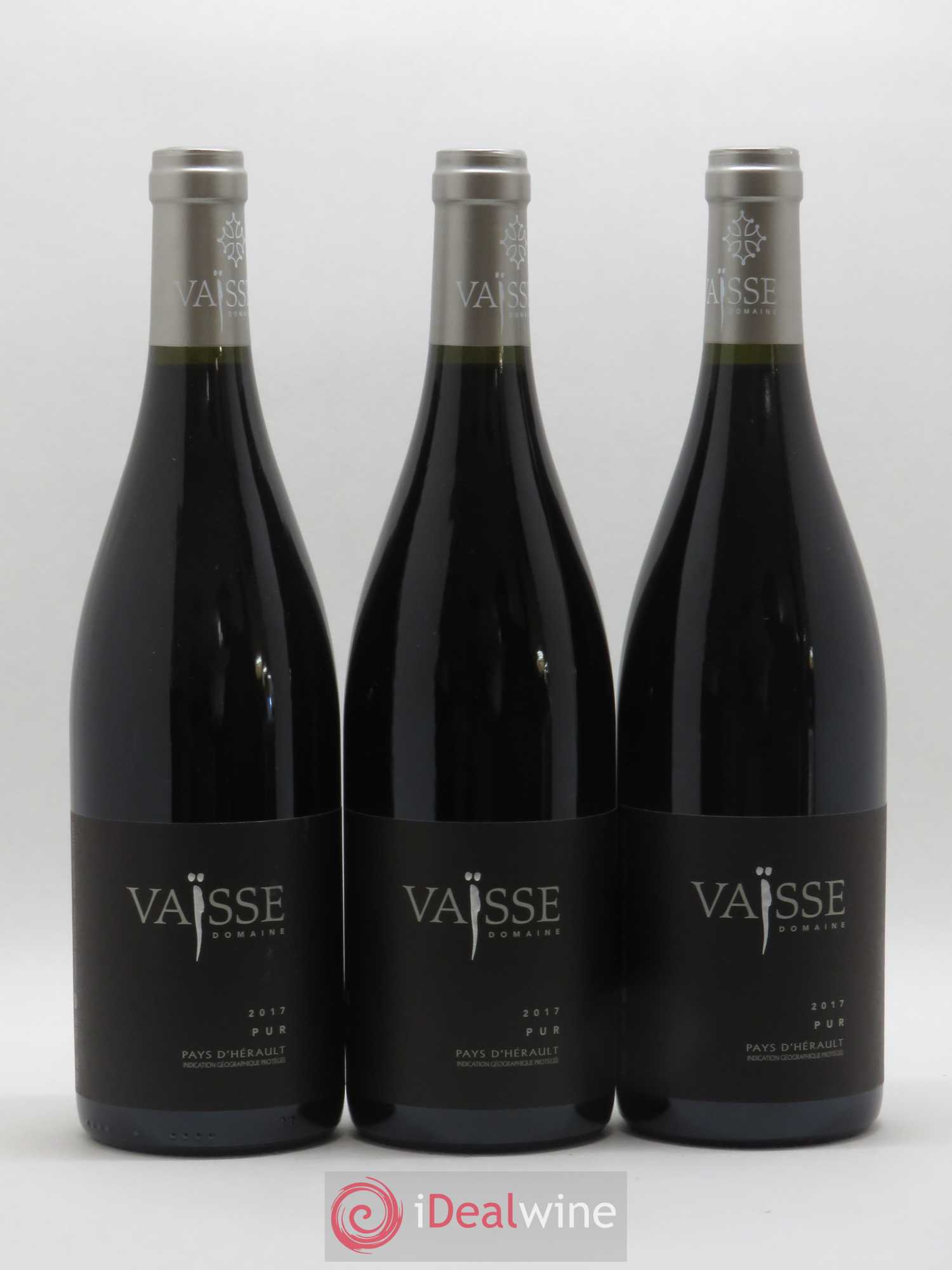 Pays d'Hérault Pur Vaisse (Domaine) (sans prix de réserve) 2017 - Lot de 6 bouteilles - 2