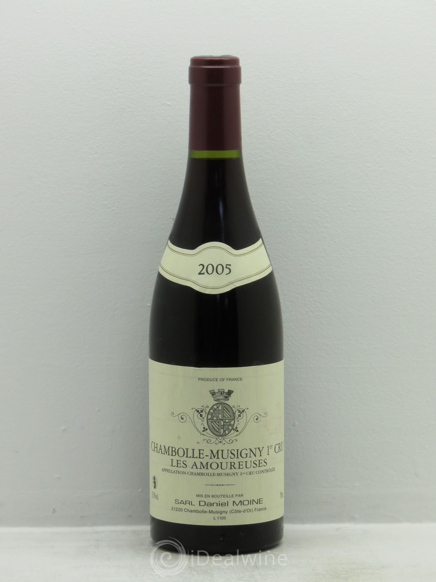 Chambolle-Musigny 1er Cru Les Amoureuses Moine-Hudelot (Domaine) 2005 - Lot de 1 bouteille - 0