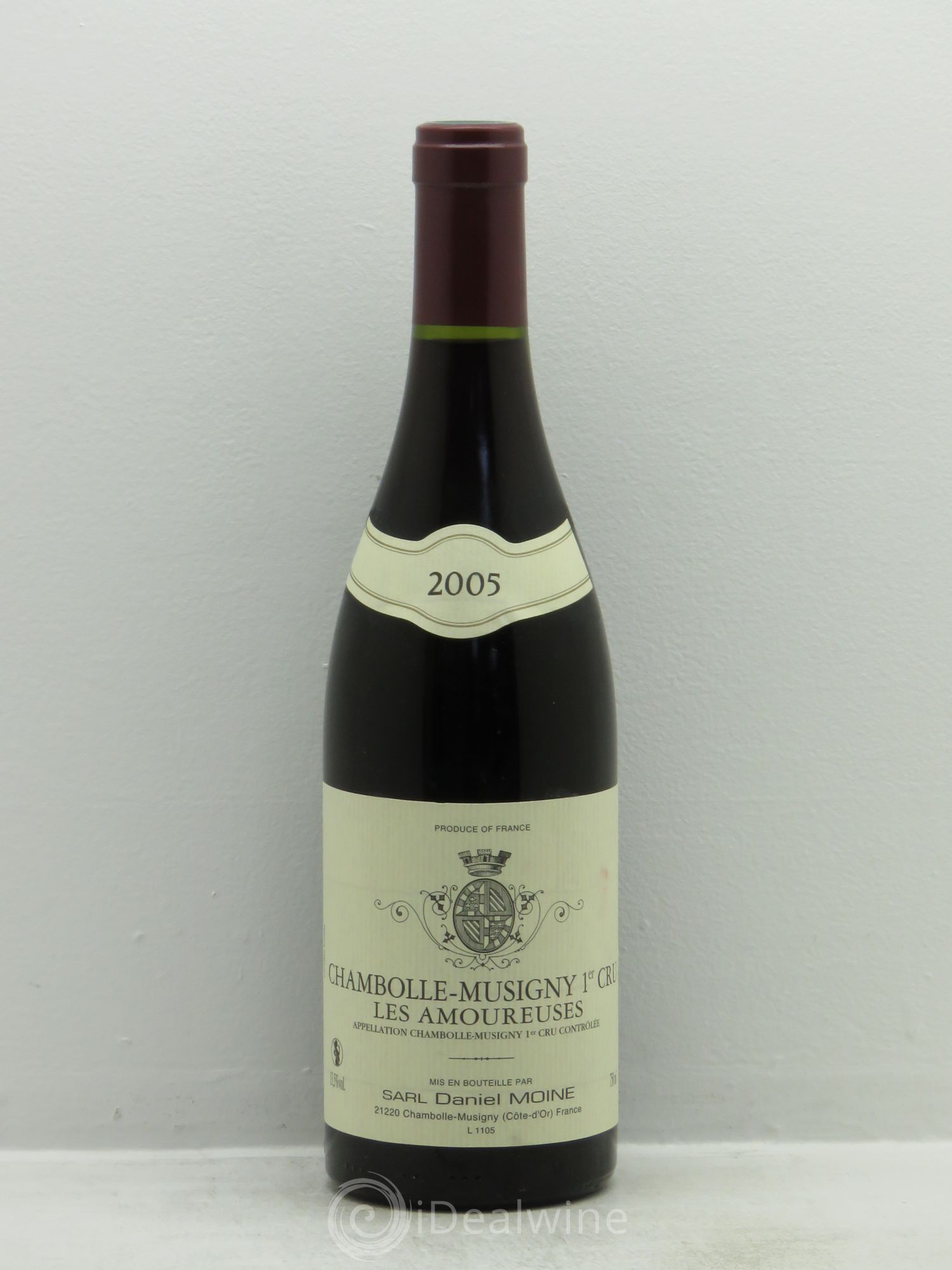 Chambolle-Musigny 1er Cru Les Amoureuses Moine-Hudelot (Domaine) 2005 - Lot de 1 bouteille - 0