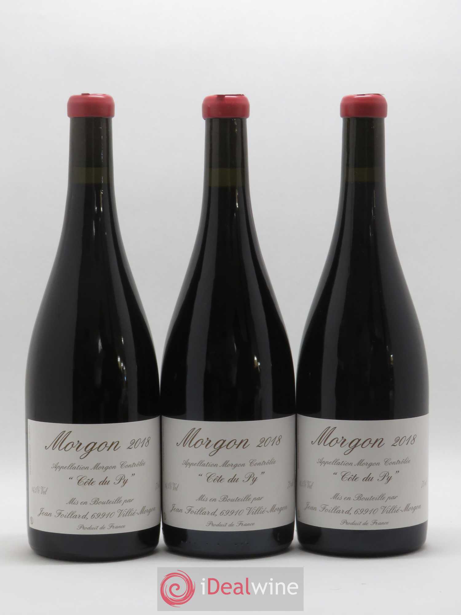 Morgon Côte du Py Jean Foillard (sans prix de réserve) 2018 - Lot de 6 bouteilles - 1