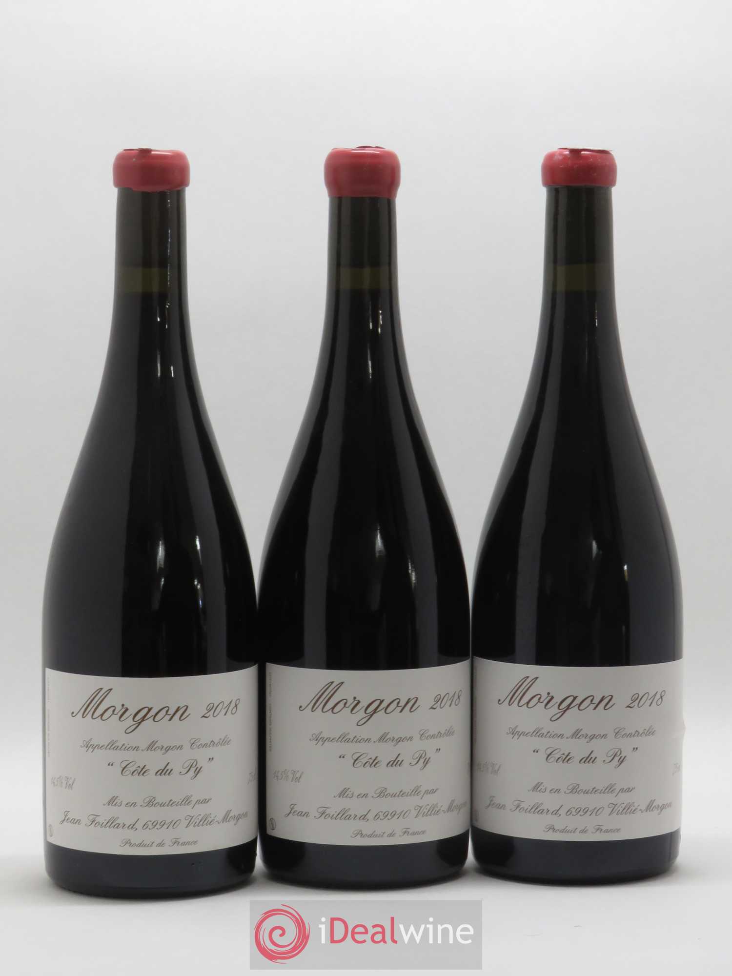 Morgon Côte du Py Jean Foillard (sans prix de réserve) 2018 - Lot de 6 bouteilles - 2