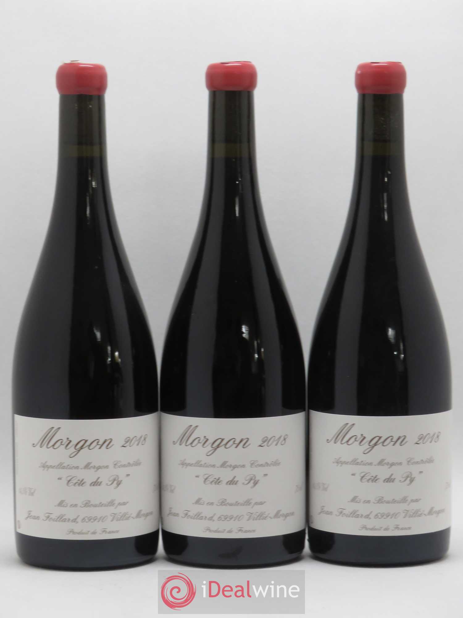 Morgon Côte du Py Jean Foillard (sans prix de réserve) 2018 - Lot de 3 bouteilles - 0
