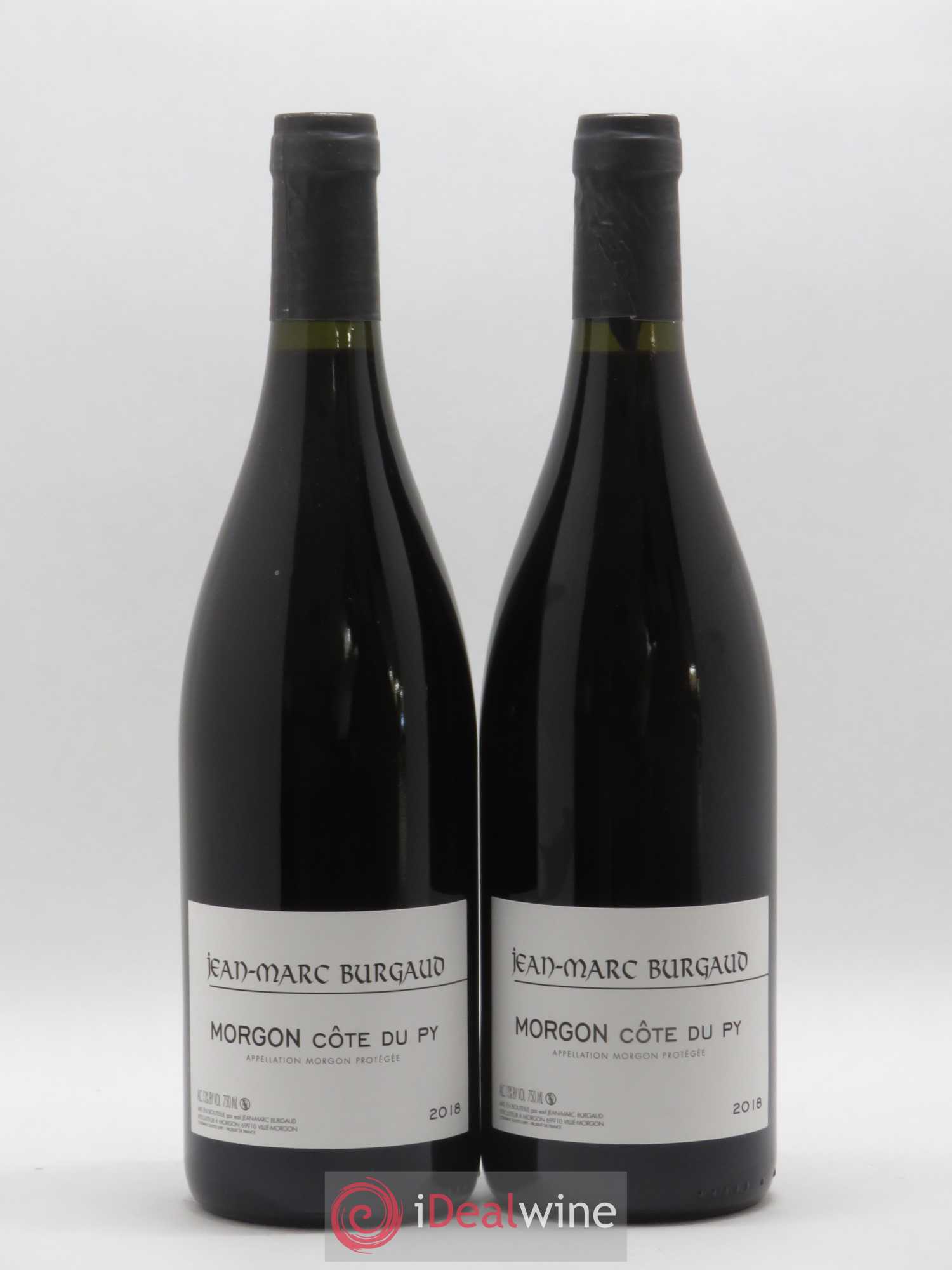 Morgon Côte du Py Jean-Marc Burgaud (Domaine) (sans prix de réserve) 2018 - Lot de 2 bouteilles - 0