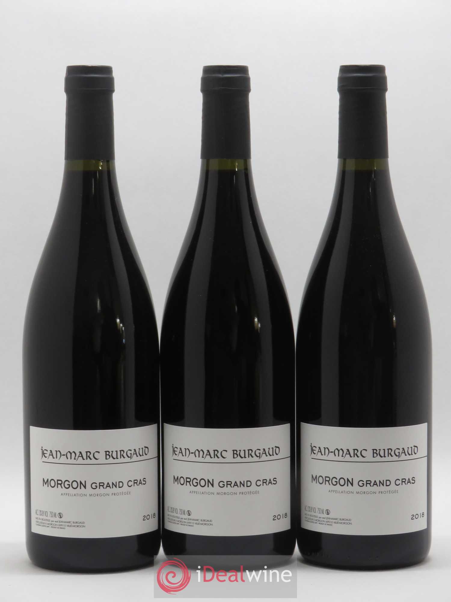 Morgon Grand Cras Jean-Marc Burgaud (Domaine) (sans prix de réserve) 2018 - Lot de 3 bouteilles - 0