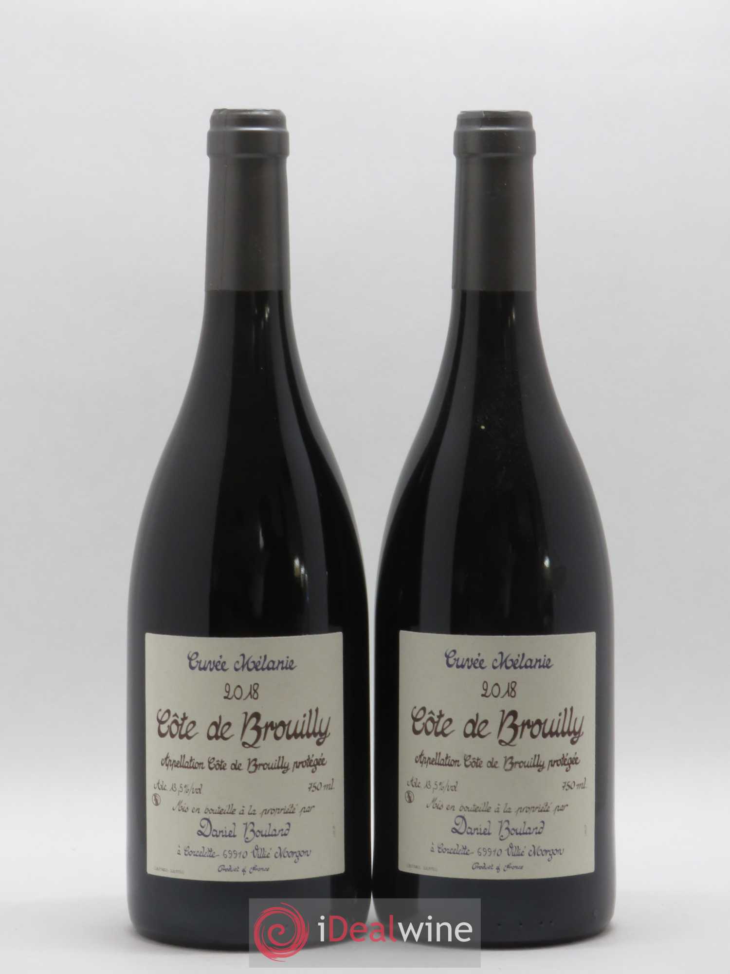 Côte de Brouilly Cuvée Mélanie Daniel Bouland (Domaine) 2018 - Lot de 2 bouteilles - 0