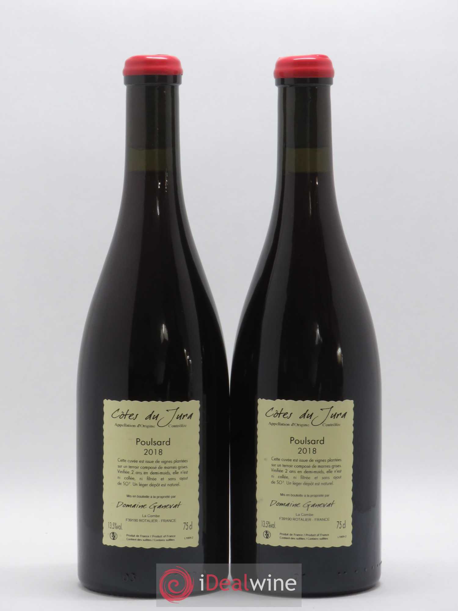 Côtes du Jura Les Chalasses Vieilles Vignes Domaine Ganevat (sans prix de réserve) 2018 - Posten von 2 Flaschen - 1