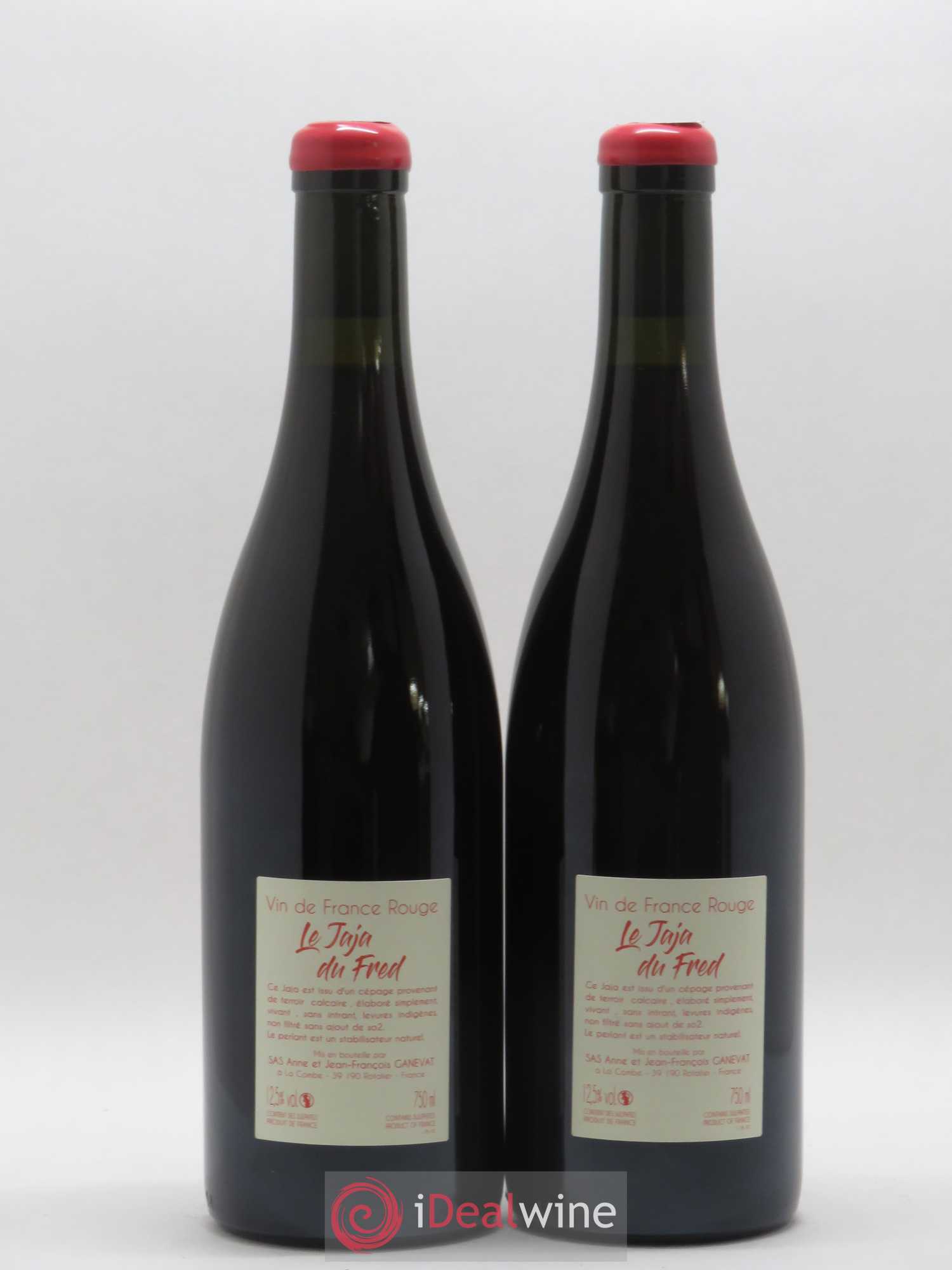 Vin de France Le Jaja du Fred Anne et Jean François Ganevat  (sans prix de réserve) 2018 - Lot de 2 bouteilles - 1