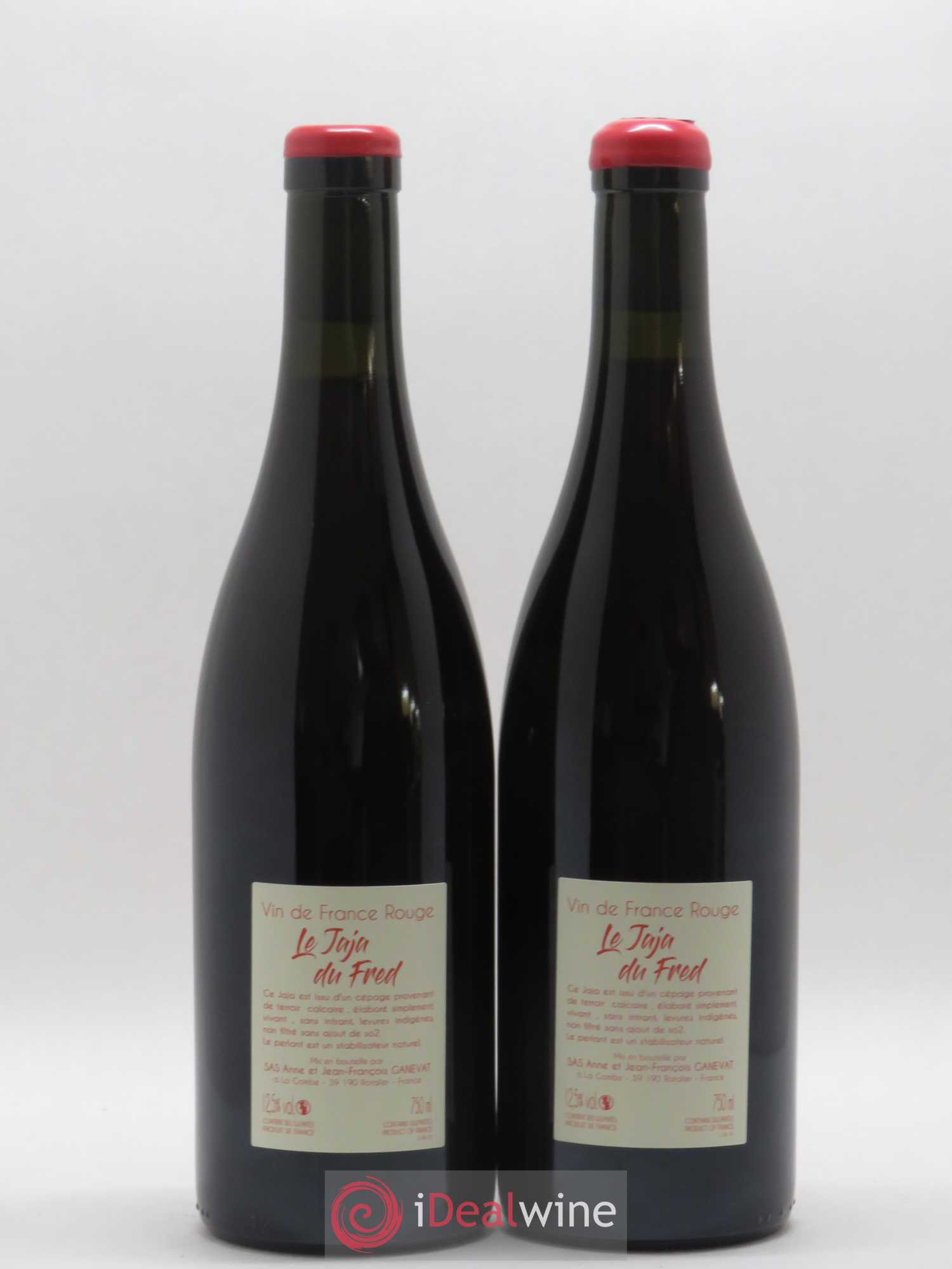 Vin de France Le Jaja du Fred Anne et Jean François Ganevat  (sans prix de réserve) 2018 - Lot de 2 bouteilles - 1