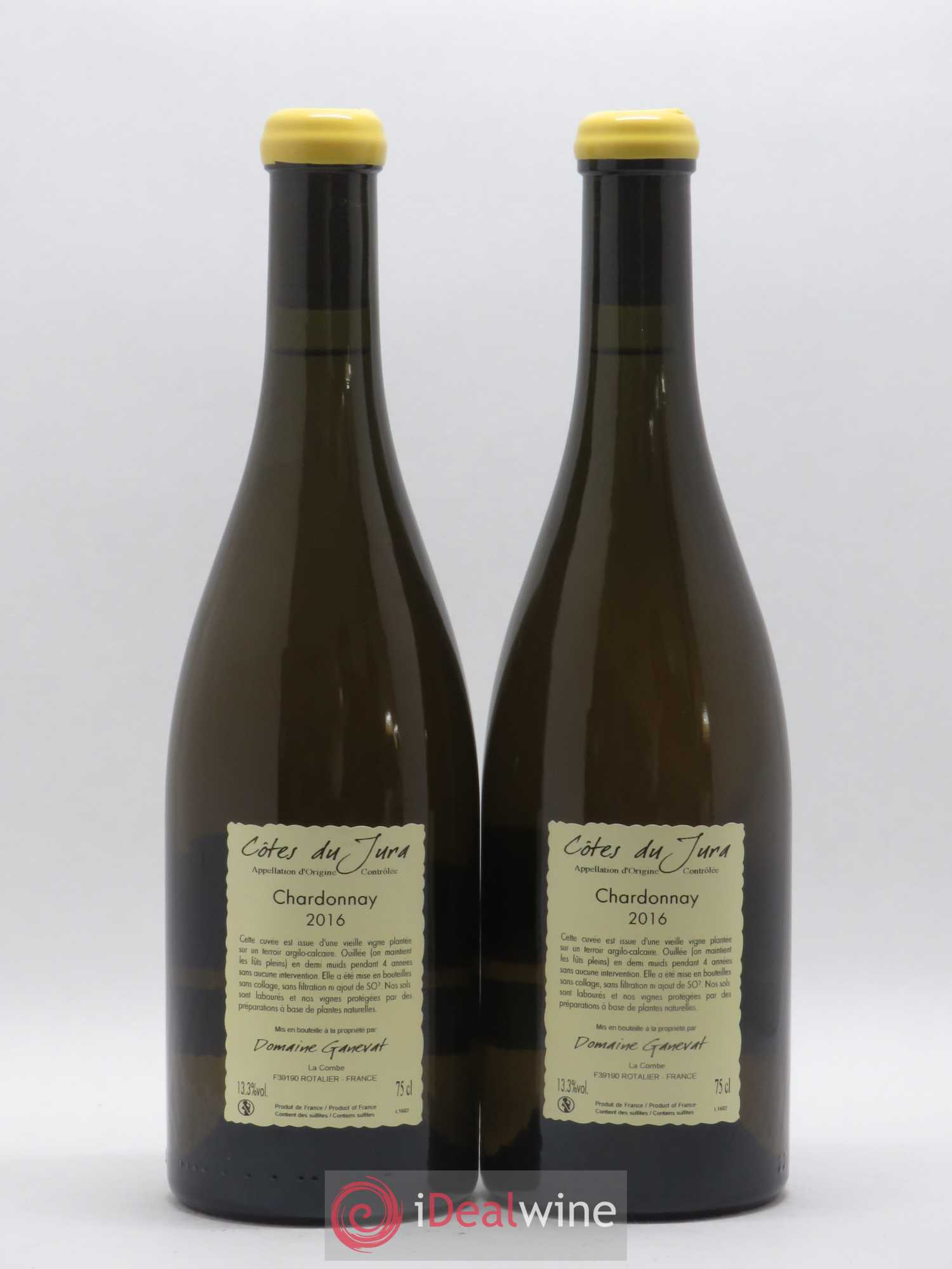 Côtes du Jura Les Chamois du Paradis Jean-François Ganevat (Domaine) (sans prix de réserve) 2016 - Lot de 2 bouteilles - 1