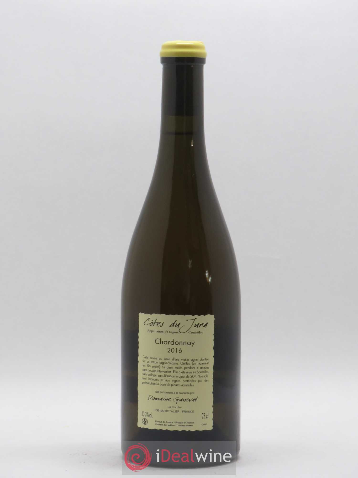 Côtes du Jura Les Chamois du Paradis Jean-François Ganevat (Domaine) (sans prix de réserve) 2016 - Lot de 1 bouteille - 1