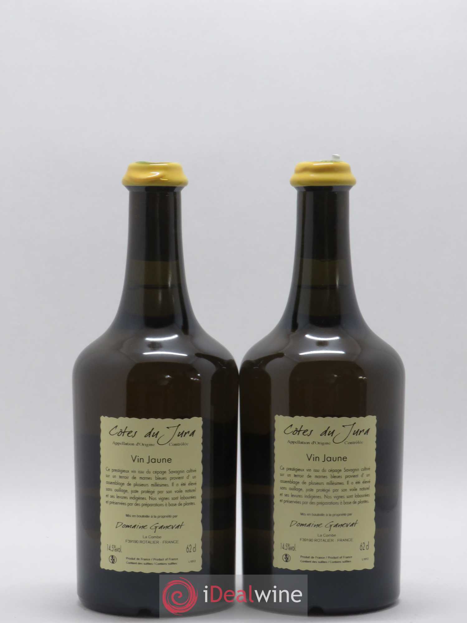 Côtes du Jura Vin Jaune Jean-François Ganevat (Domaine) 62cl (sans prix de réserve) - Lotto di 2 bottiglie - 1