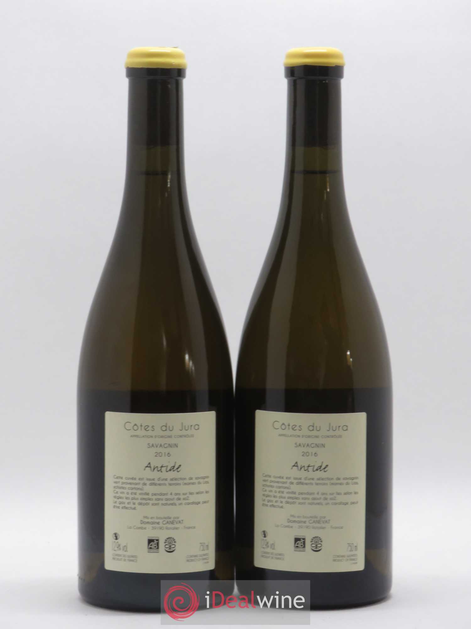 Côtes du Jura Savagnin Antide Jean-François Ganevat (Domaine) (sans prix de réserve) 2016 - Lot de 2 bouteilles - 1