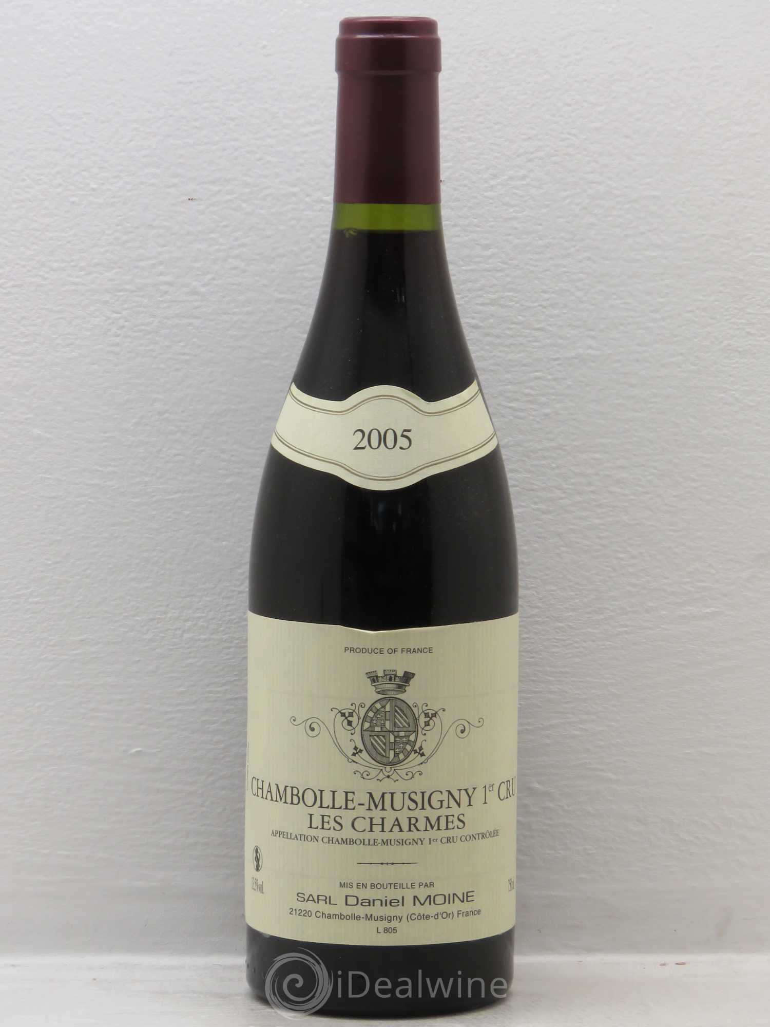 Chambolle-Musigny 1er Cru Domaine Daniel Moine 2005 - Posten von 1 Flasche - 0