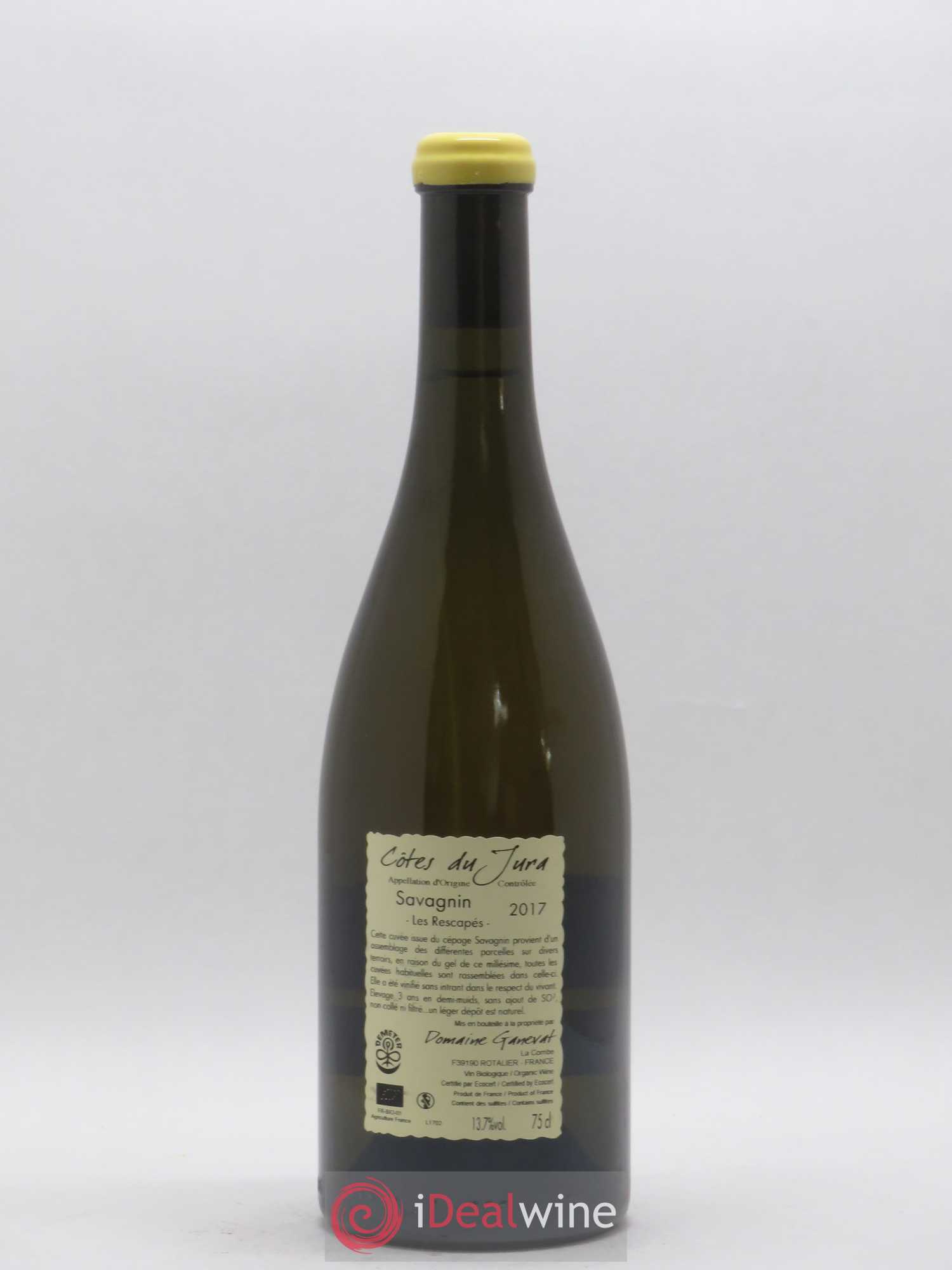 Côtes du Jura Savagnin Les Rescapés Jean-François Ganevat (Domaine)  (sans prix de réserve) 2017 - Lot de 1 bouteille - 1