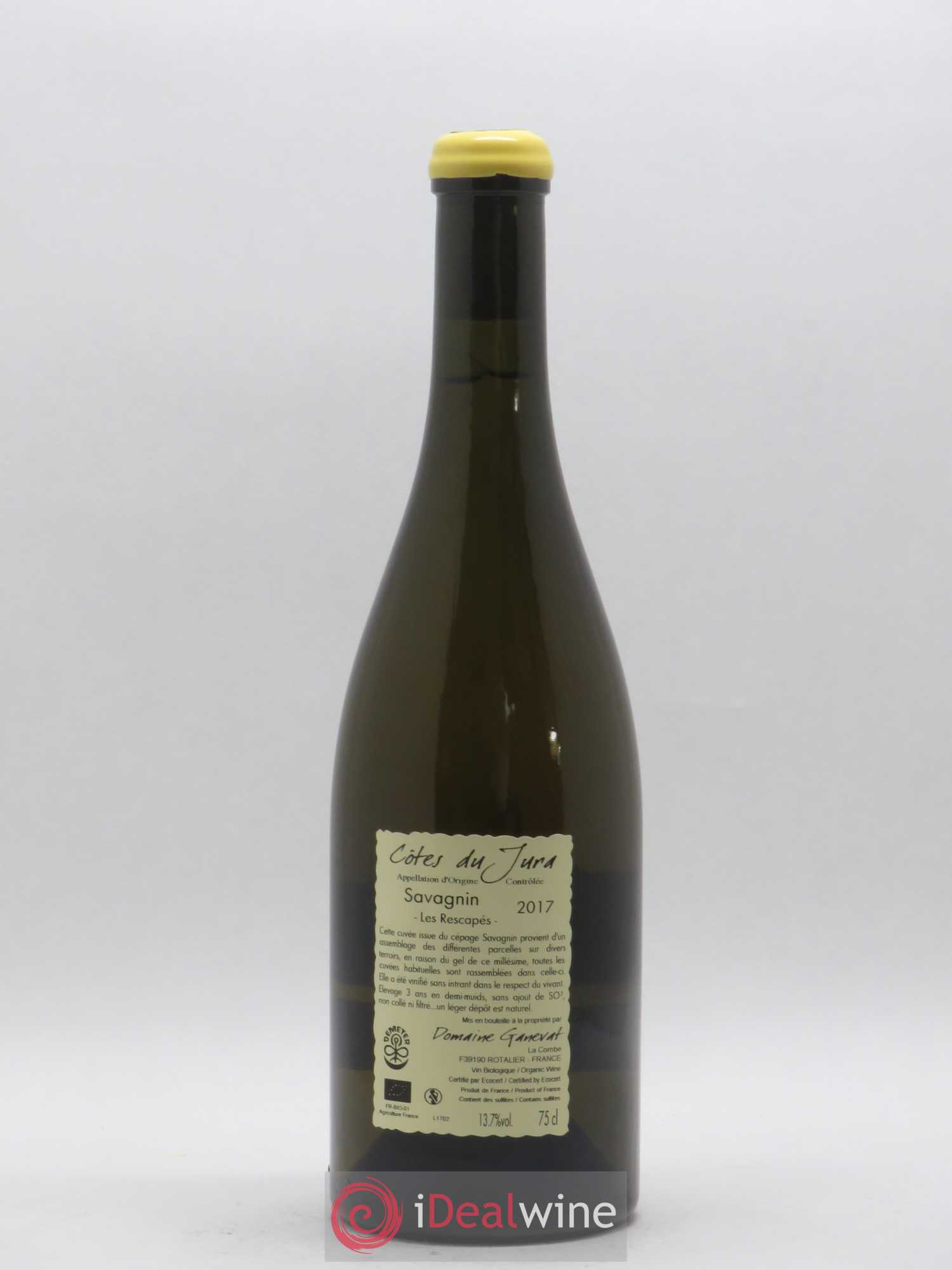 Côtes du Jura Savagnin Les Rescapés Jean-François Ganevat (Domaine)  (sans prix de réserve) 2017 - Lot de 1 bouteille - 1