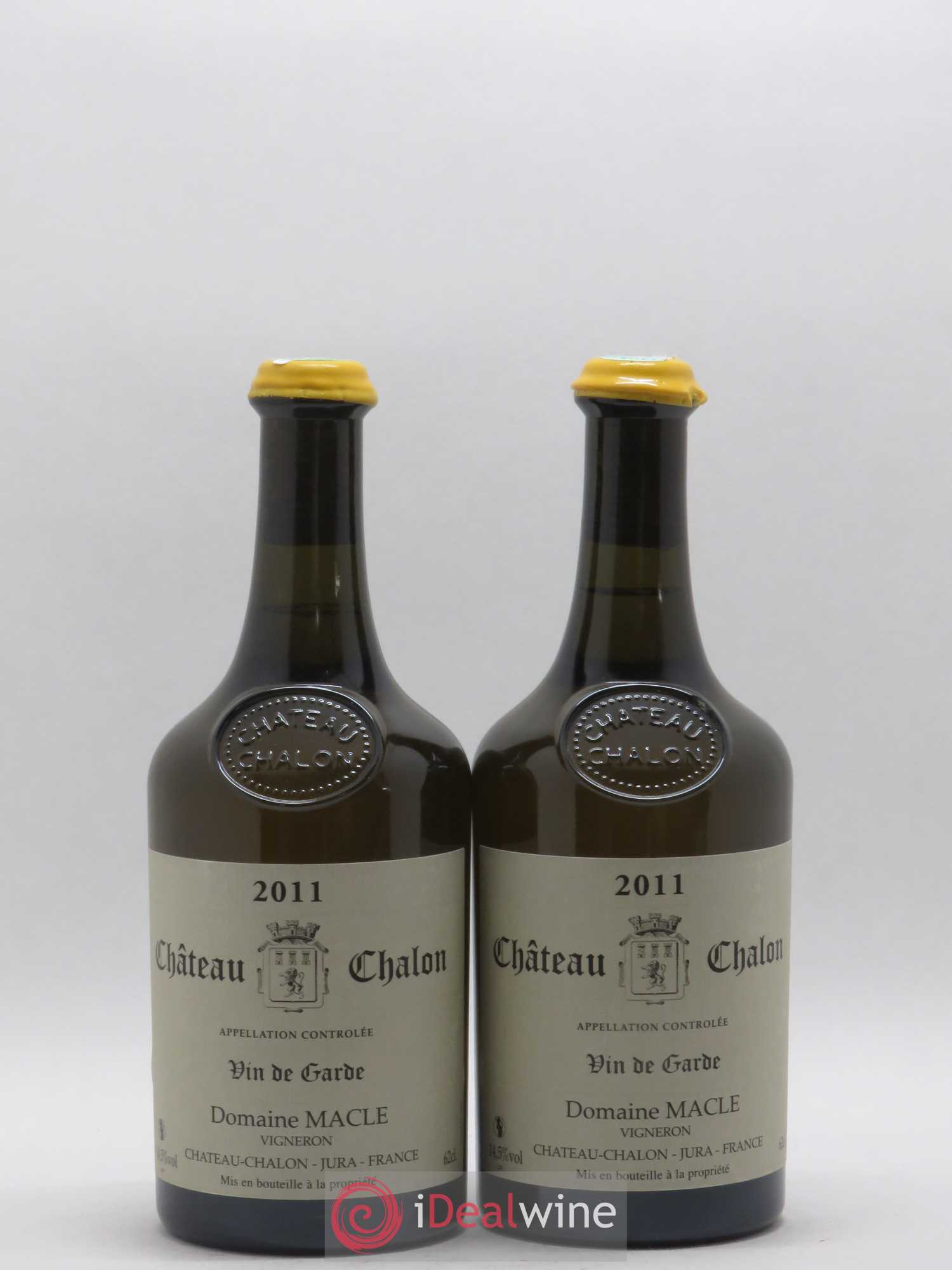 Château-Chalon Jean Macle 62cl (sans prix de réserve) 2011 - Posten von 2 Flaschen - 0