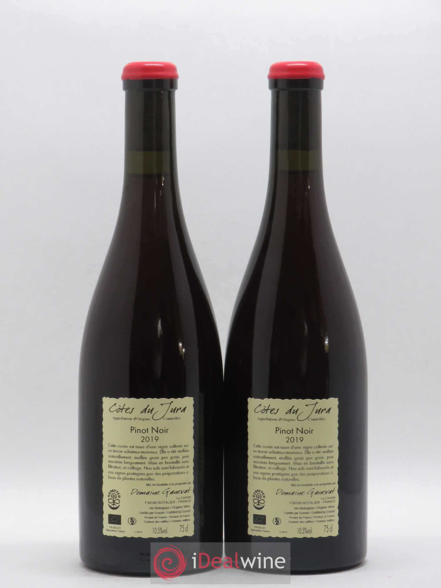 Côtes du Jura Julien En Billat Jean-François Ganevat (Domaine)  (sans prix de réserve) 2019 - Lot de 2 bouteilles - 1