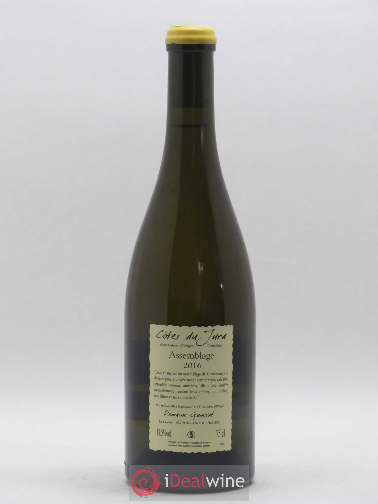 Côtes du Jura Cuvée Orégane Jean-François Ganevat (Domaine) (sans prix de réserve) 2016 - Lot de 1 bouteille - 1