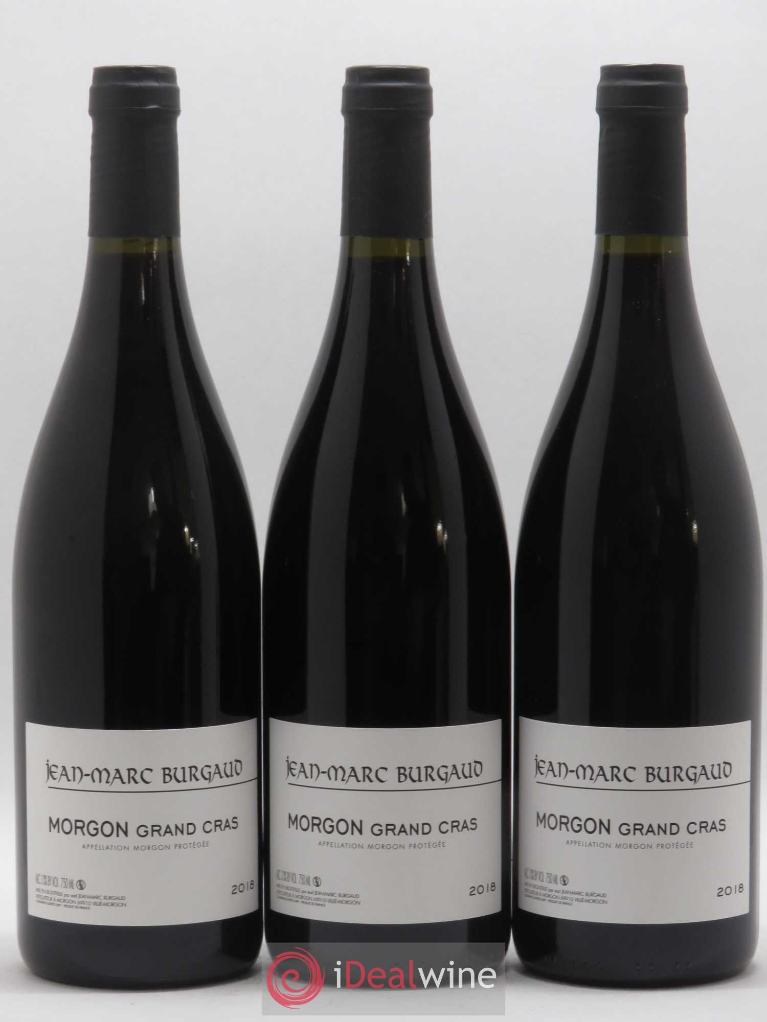 Morgon Grand Cras Jean-Marc Burgaud (Domaine) (sans prix de réserve) 2018 - Lot de 3 bouteilles - 0