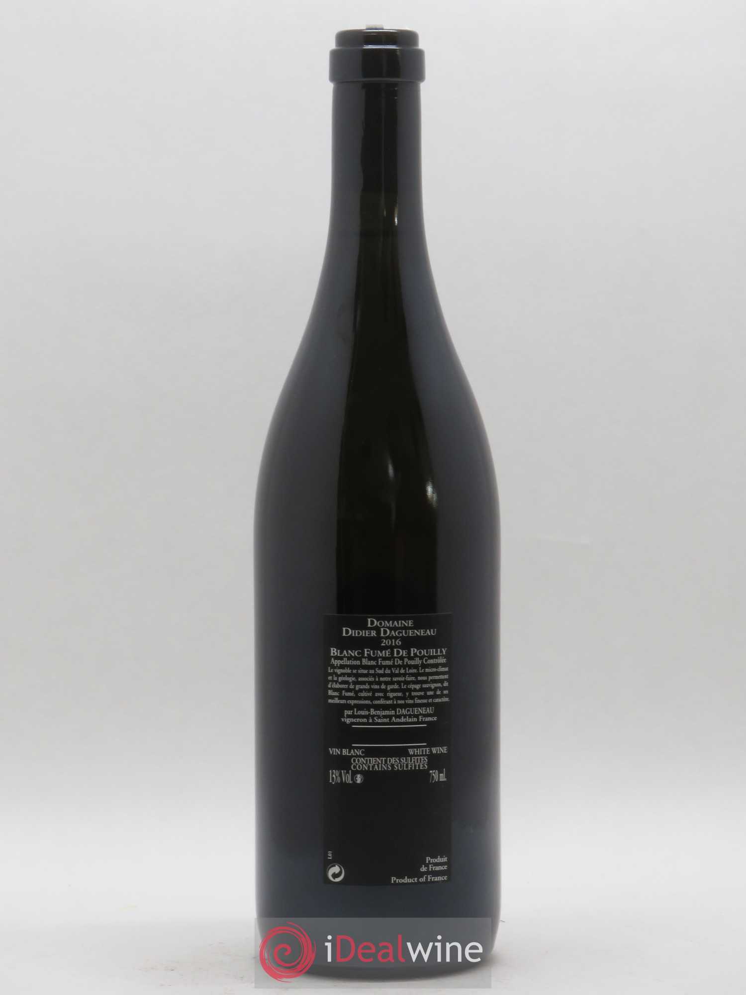 Vin de France (anciennement Pouilly-Fumé) Silex Dagueneau (Domaine Didier - Louis-Benjamin)  (senza prezzo di riserva) 2016 - Lotto di 1 bottiglia - 1
