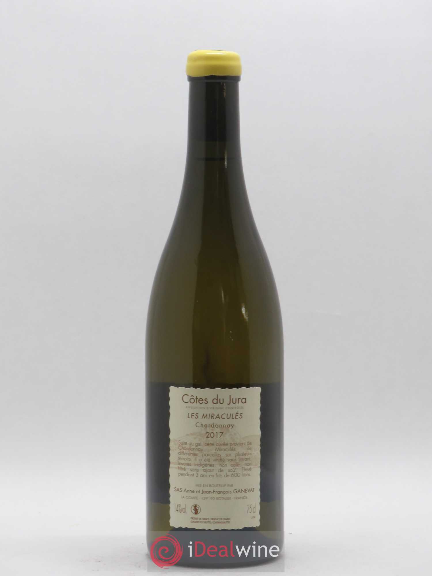 Côtes du Jura Les Miraculés Anne et Jean François Ganevat (sans prix de réserve) 2017 - Lot de 1 bouteille - 1