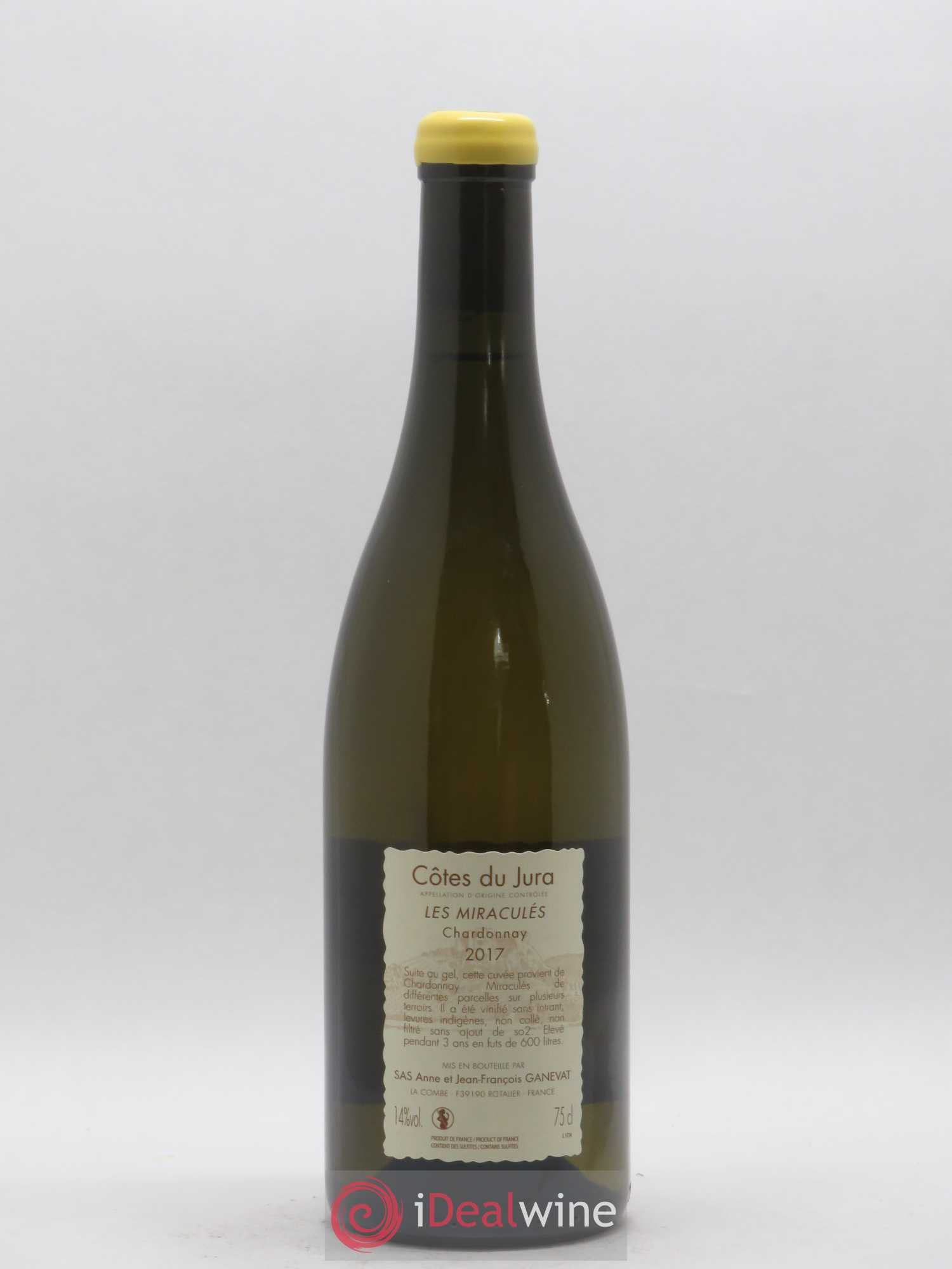 Côtes du Jura Les Miraculés Anne et Jean François Ganevat (sans prix de réserve) 2017 - Lot de 1 bouteille - 1