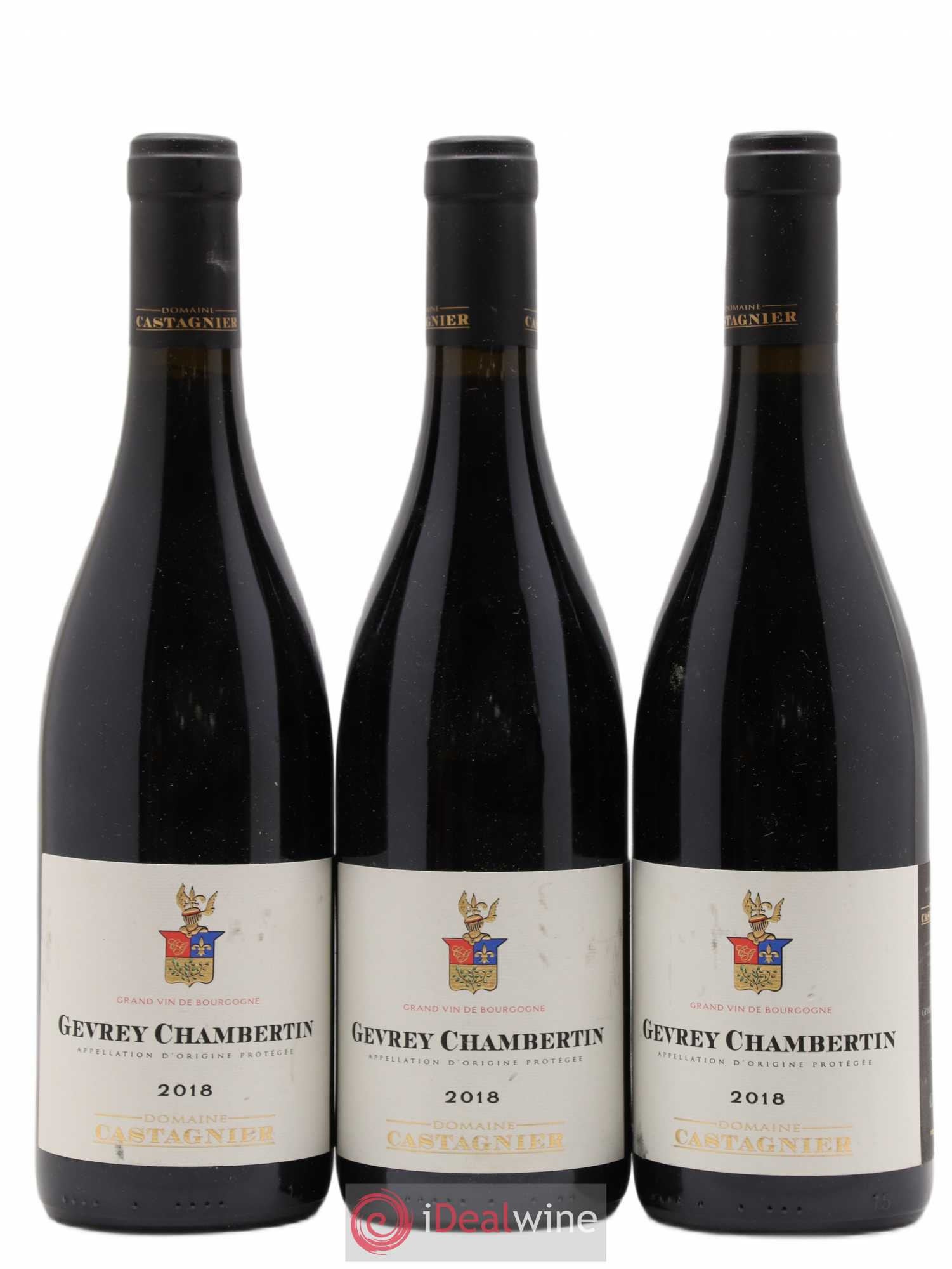 Gevrey-Chambertin Domaine Castagnier (sans prix de réserve) 2018 - Posten von 3 Flaschen - 0