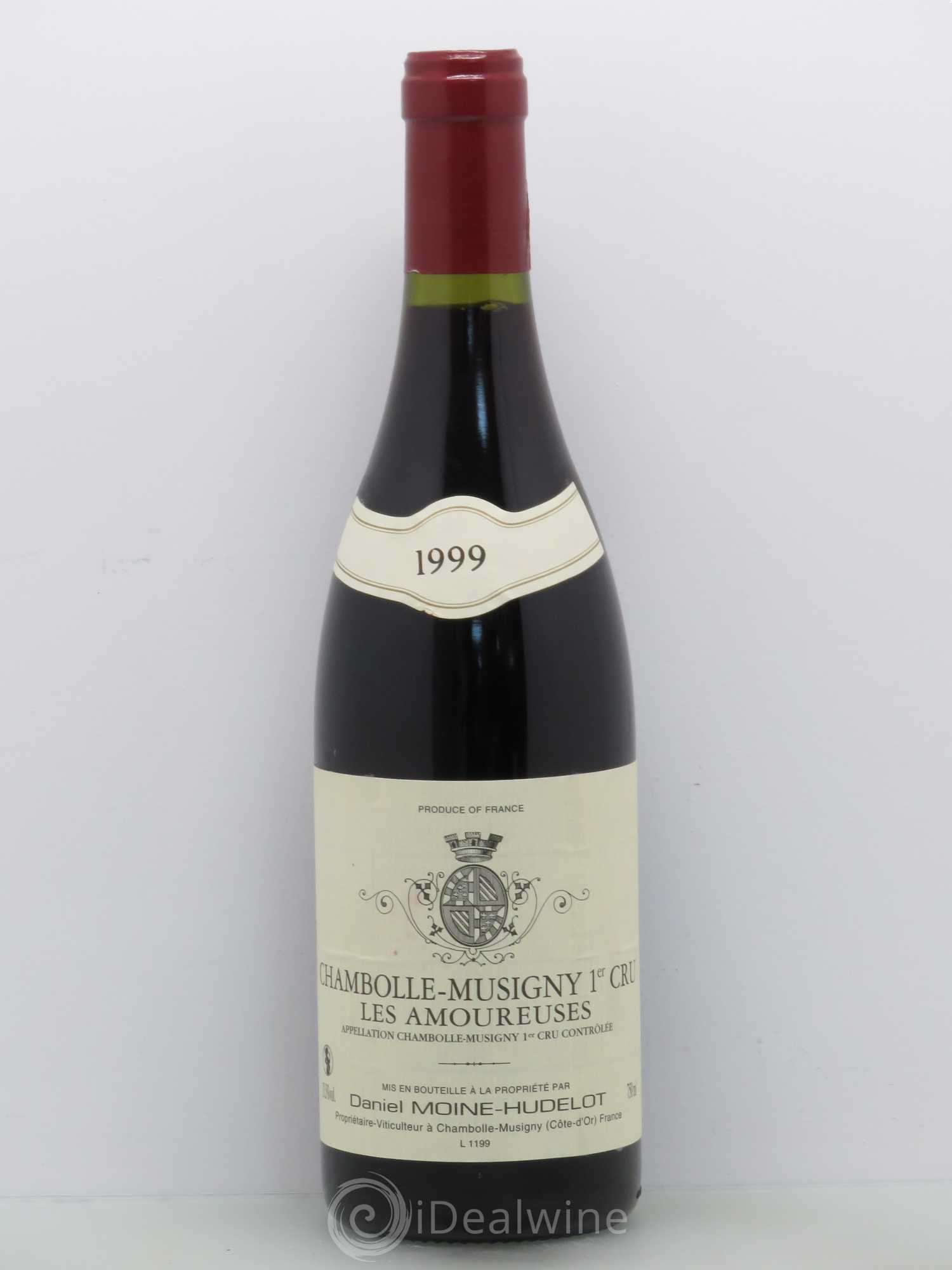 Chambolle-Musigny 1er Cru Les Amoureuses Moine-Hudelot (Domaine) 1999 - Lot de 1 bouteille - 0